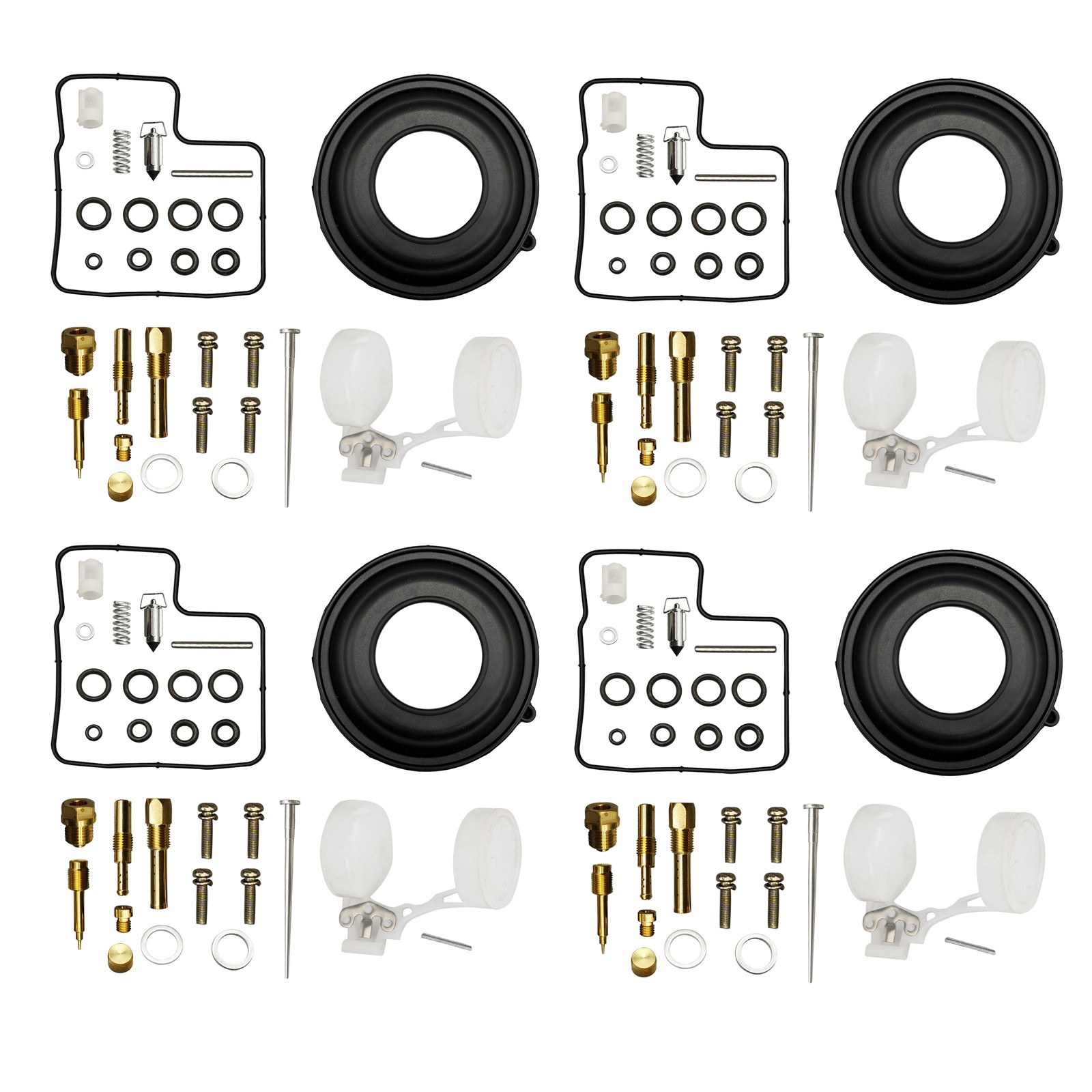4 Set Carburetor Carb Repair Rebuild Kit For 1984-1985 Honda VF700C Magna 700