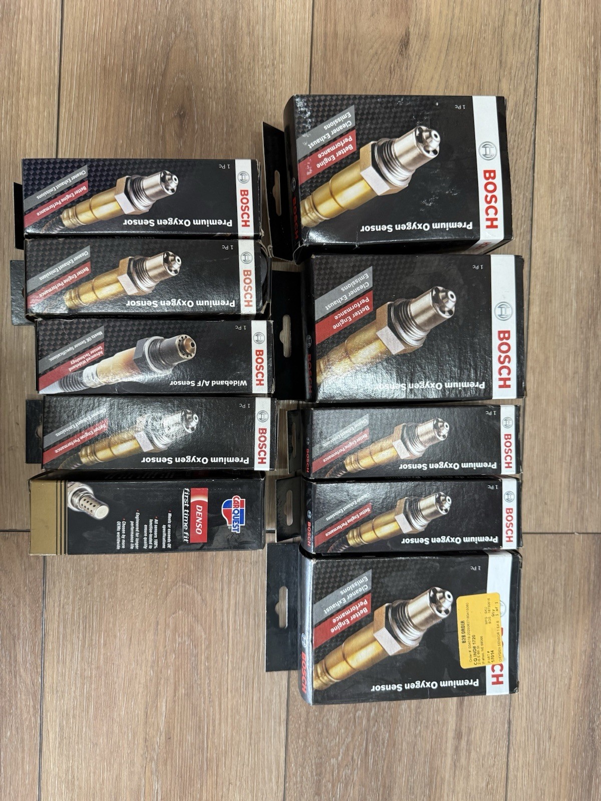 Lot of 10 Bosch Denso O2 Oxygen Sensors New NOS 15109 17204 16038 17014