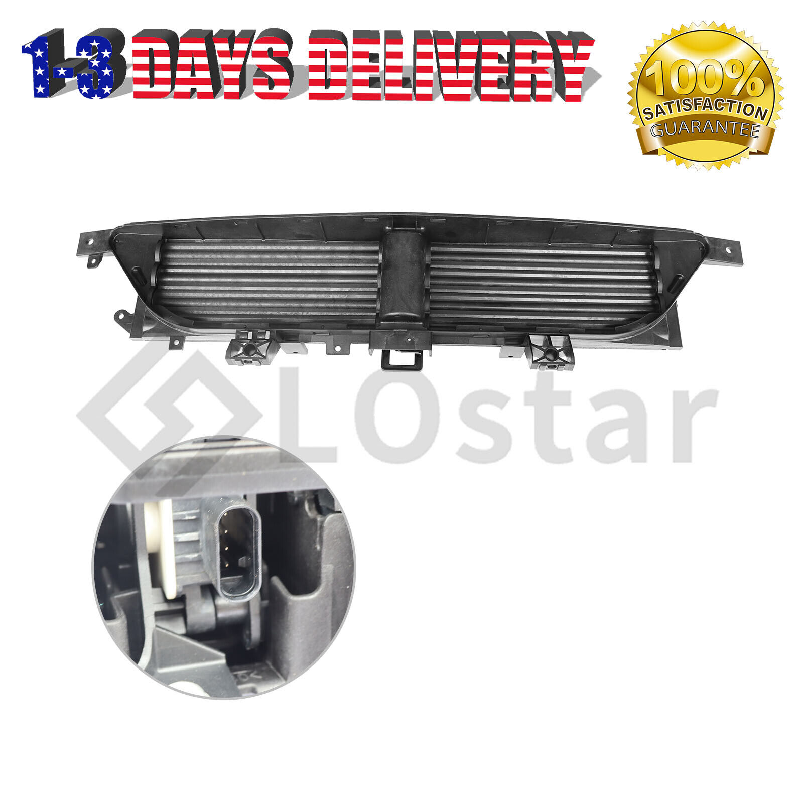 New Front Radiator Active Grille Shutter For 2013-2016 Dodge Dart With Motor