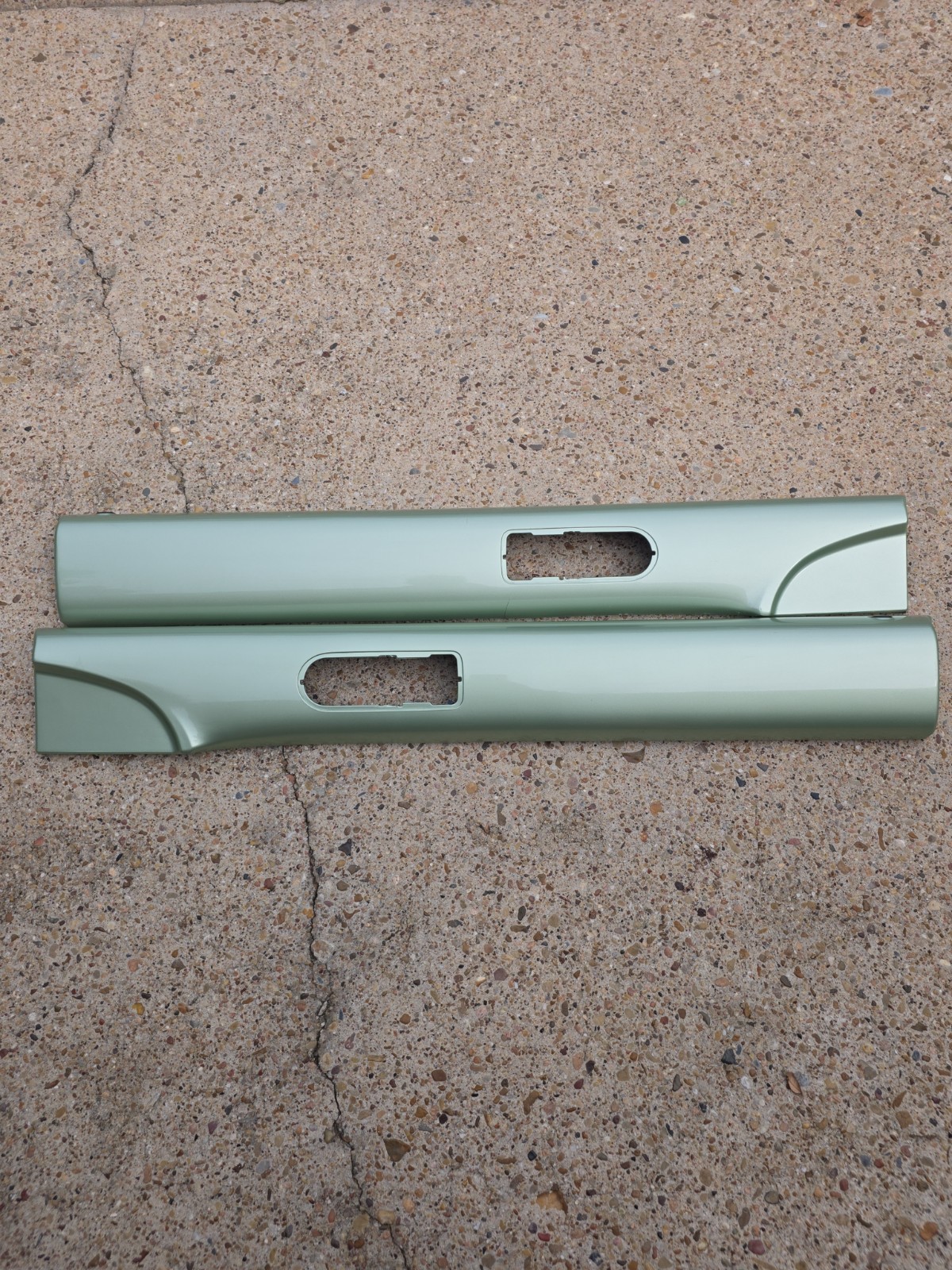 1998-2010 VW Beetle LH RH Front Door Upper Trim Panel Coupe Hardtop OEM Green