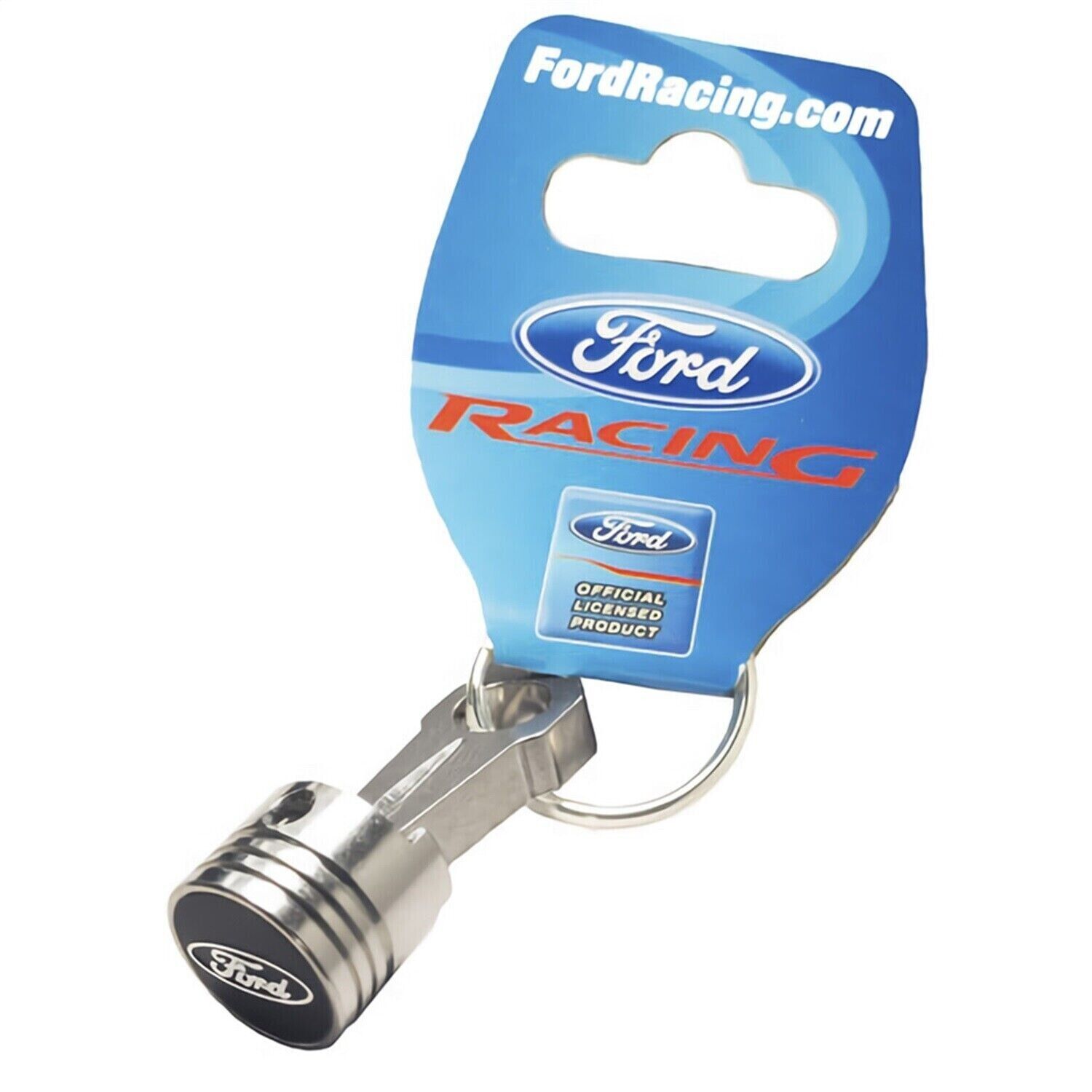Ford PISTON AND ROD KEYCHAIN FEATURING FORD OVAL Performance  Parts 302-700