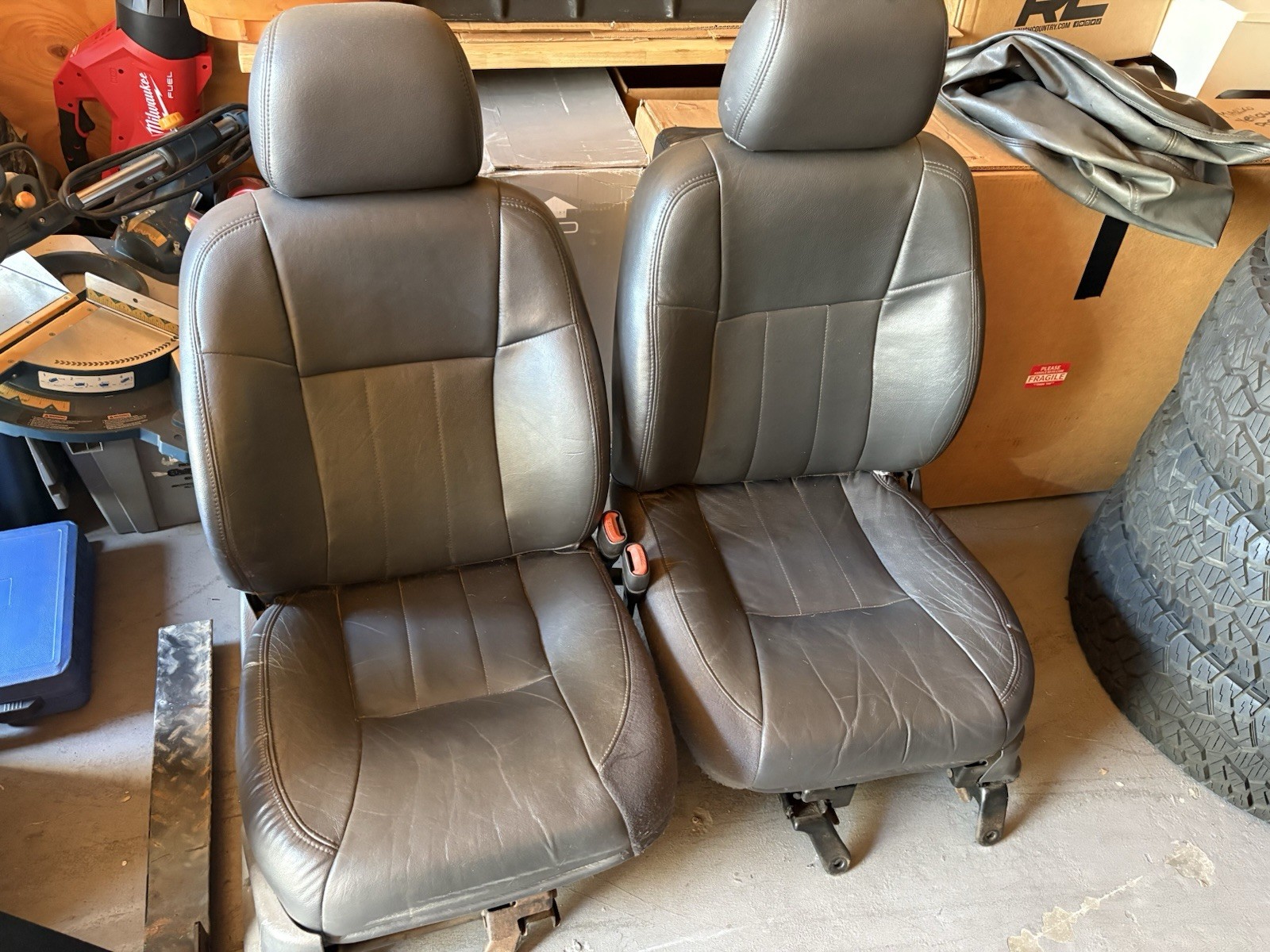 1997-2001 jeep cherokee xj 4 door full leather Seats Front And Rear Power Heated