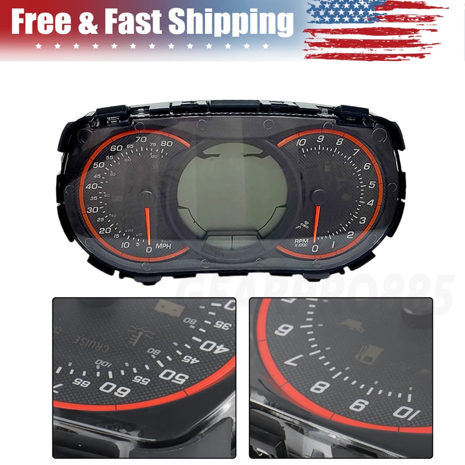 LCD Gauge Instrument Cluster For SeaDoo RXP-X RXT-X 260 & RS 2012-2013 27800296