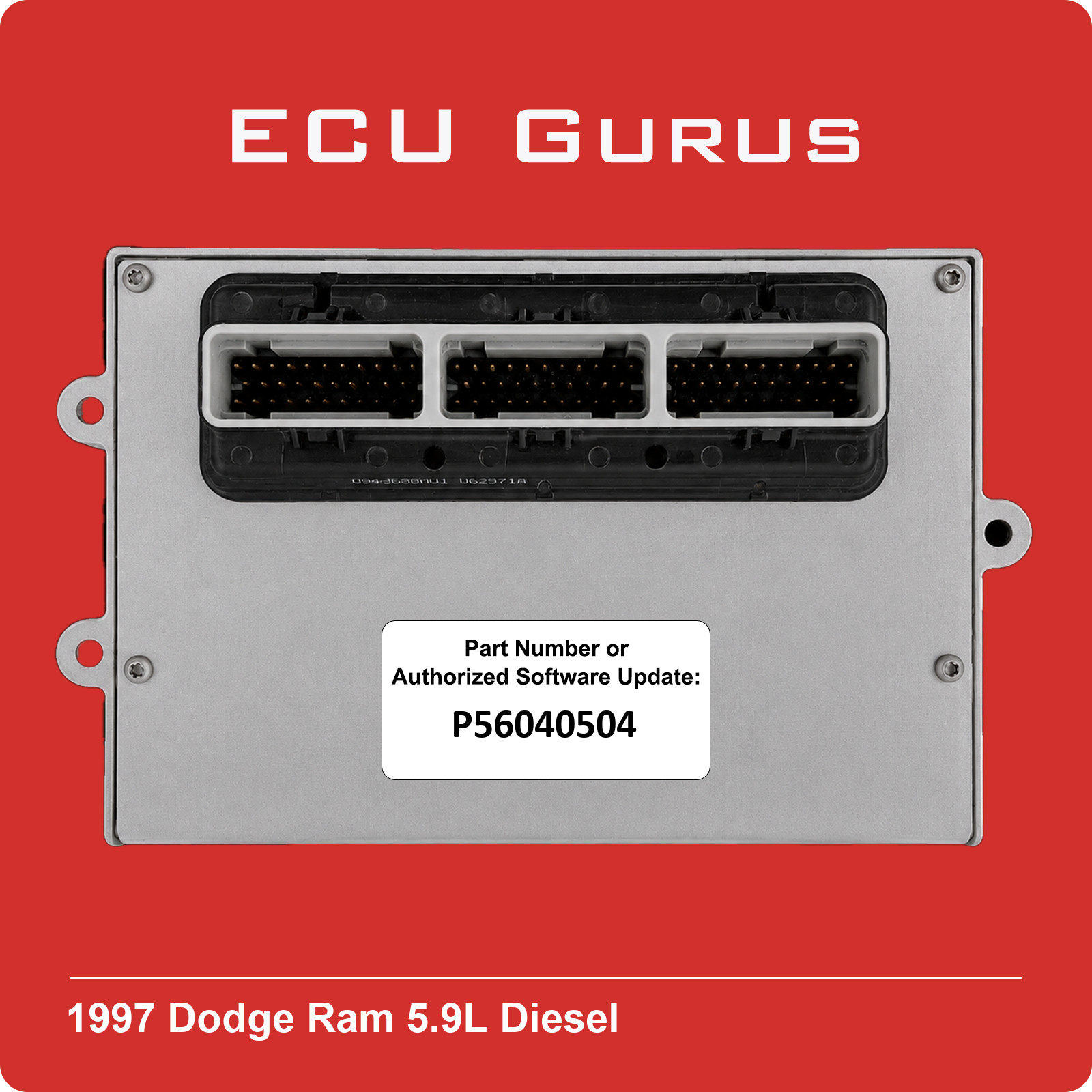 1997 Dodge Ram 5.9L Diesel AT Firewall Computer P56040504 