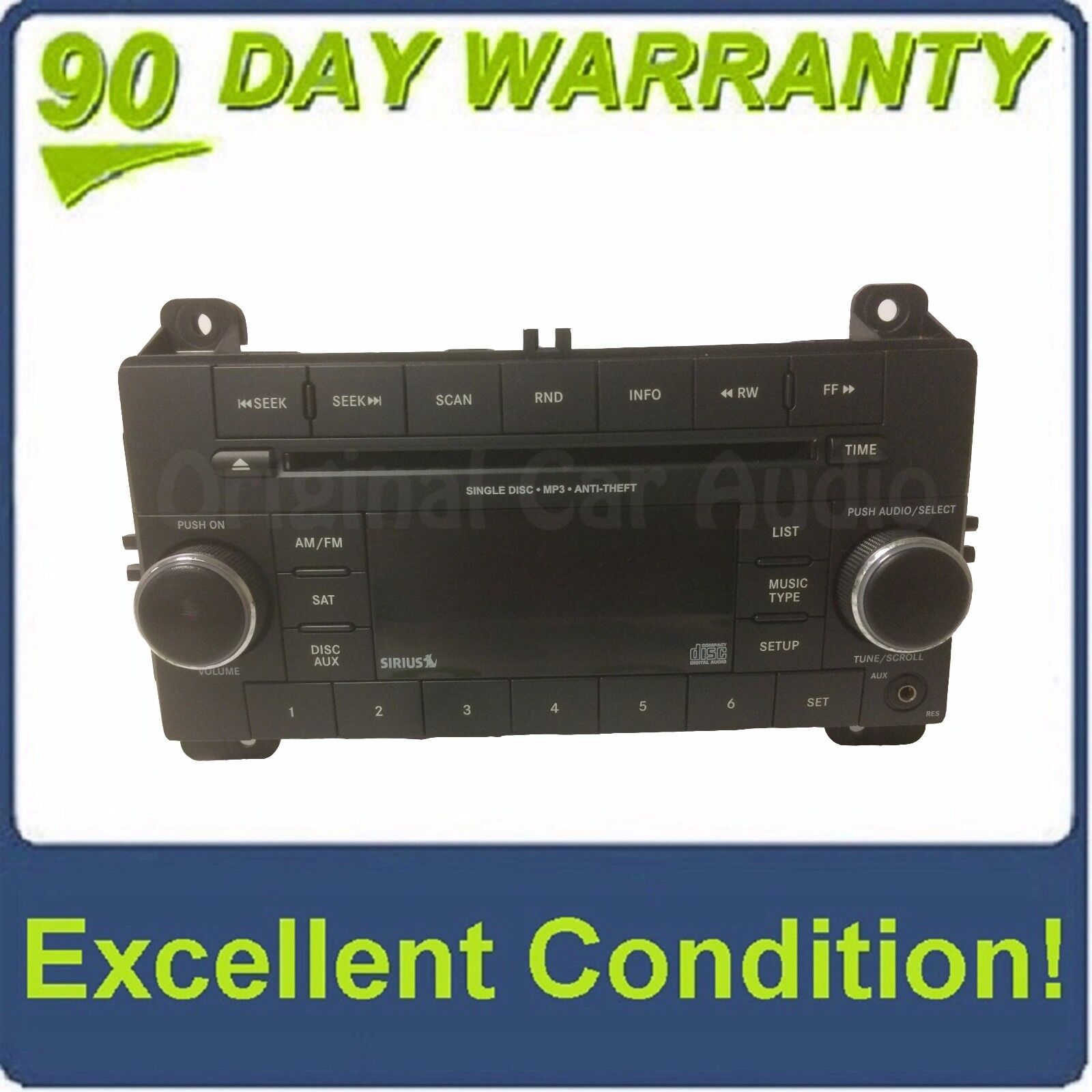 2011 - 2013 Dodge Jeep RES High-speed Radio AUX MP3 CD Player OEM