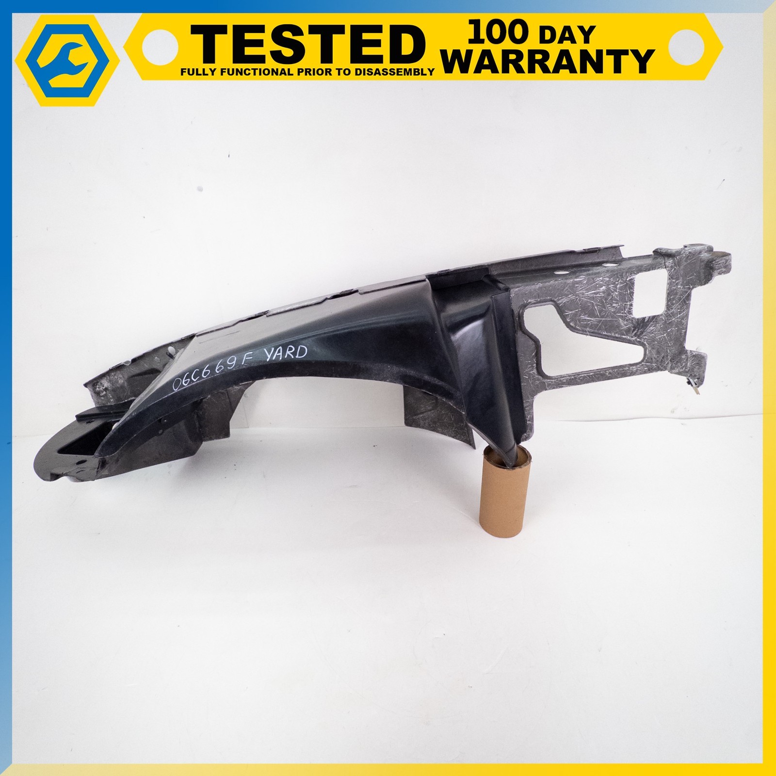DAMAGED 05-13 CORVETTE C6 FRONT LEFT INNER FENDER WHEELHOUSE ARCH PANEL OEM DAMAGED 05-13 CORVETTE C6 FRONT LEFT INNER FENDER WHEELHOUSE ARCH PANEL OEM