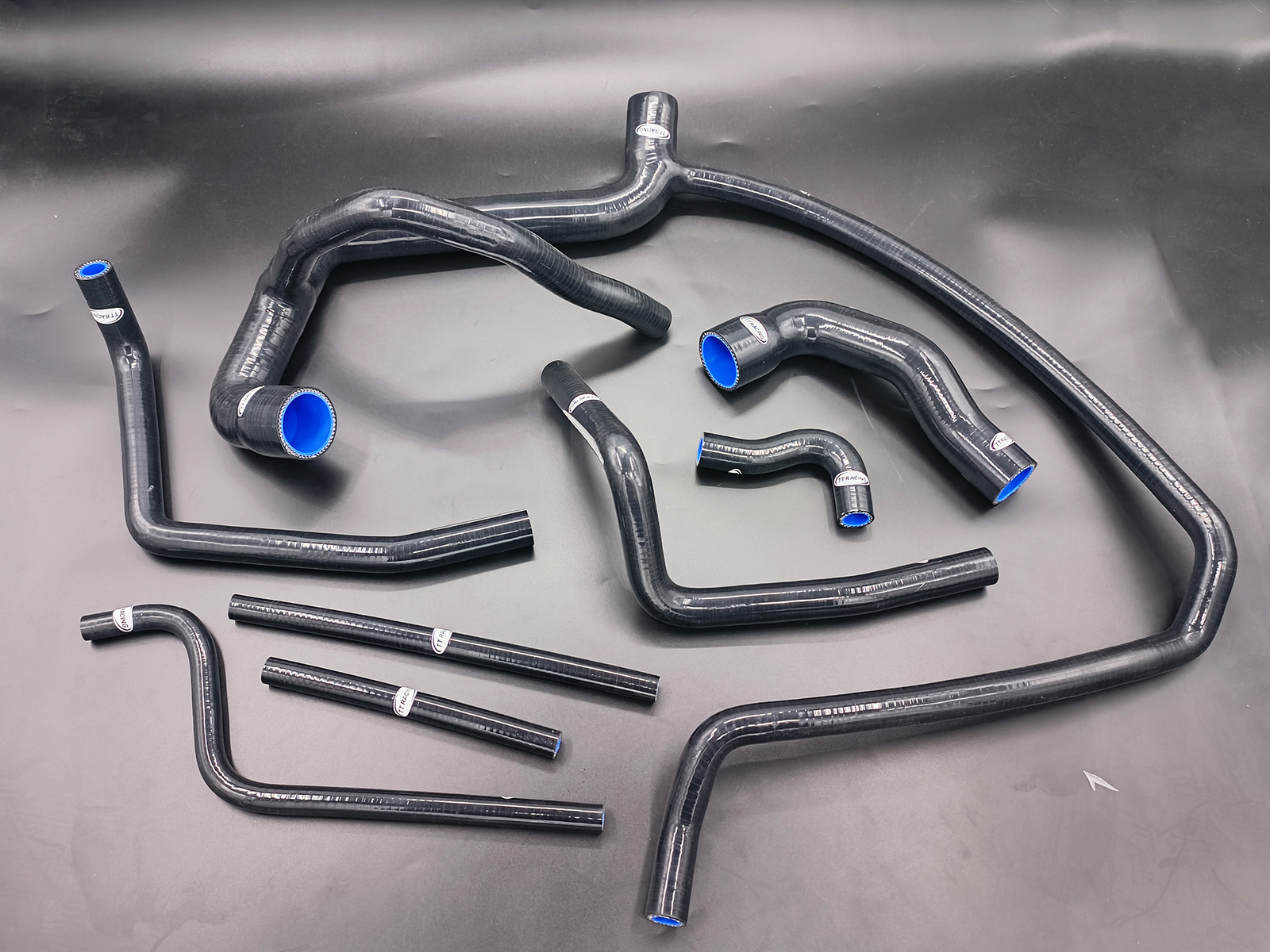 4 PLY Silicone Radiator Coolant Hoses fit Land Rover Defender 300TDI RHD Black