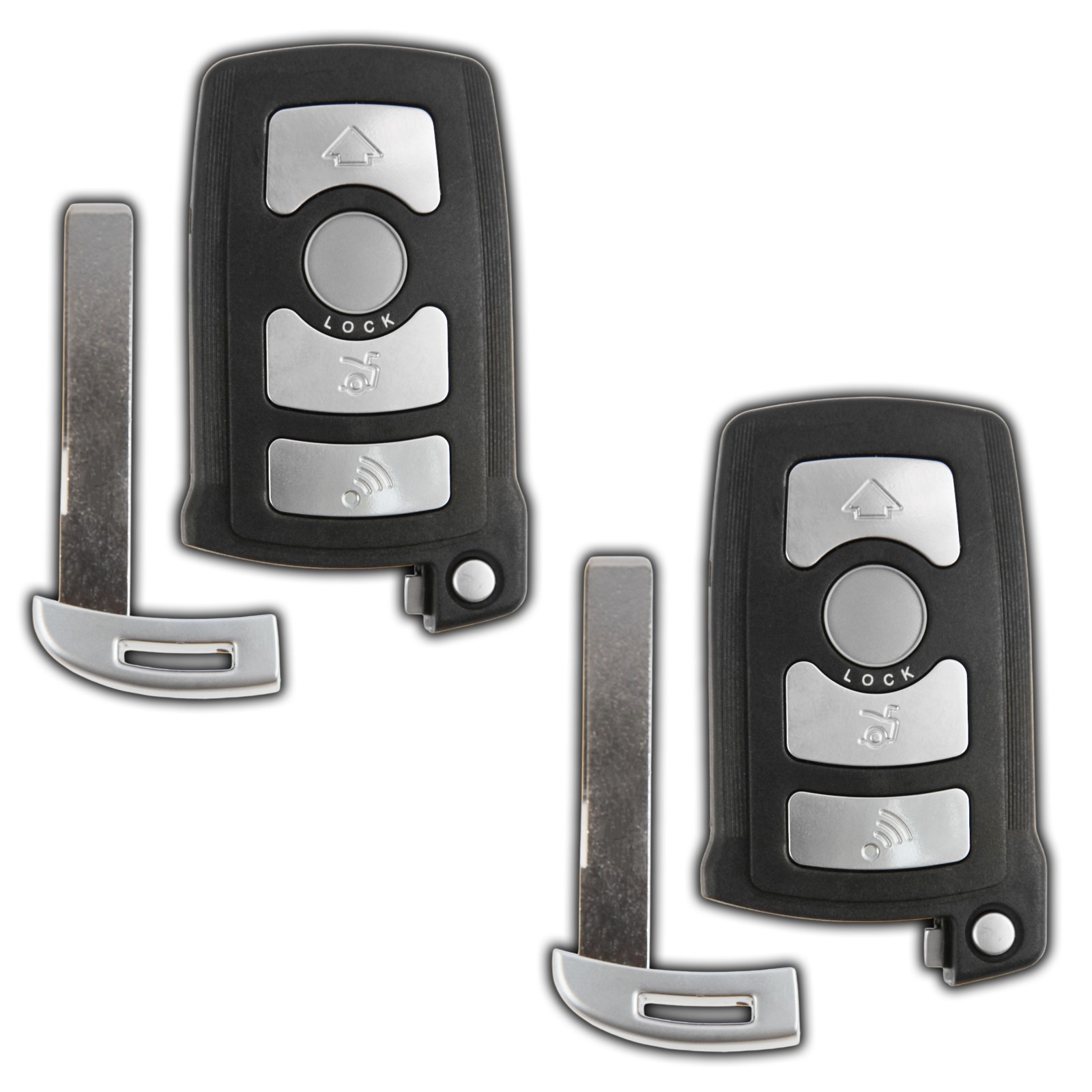 Replacement for 2006-11 BMW 7 Series 740 750 760 i Li xDrive Remote Key Fob Pair