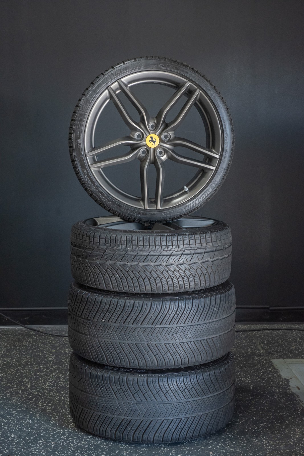 OEM Ferrari GTC4Lusso 20” Wheels + Michelin Pilot Alpin Winter Tires – Set of 4