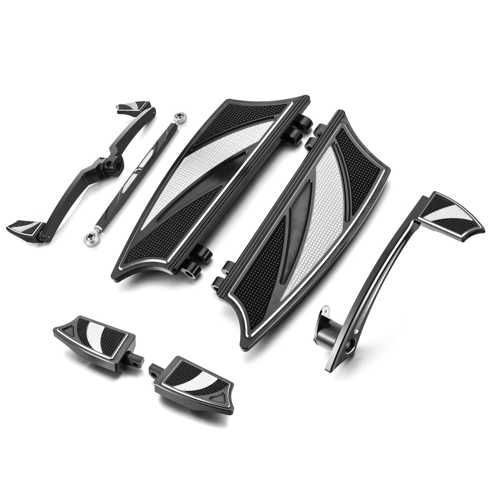 Footpeg Floorboard Brake Toe Heel Shift Peg Lever For Harley Softail FL 00-17