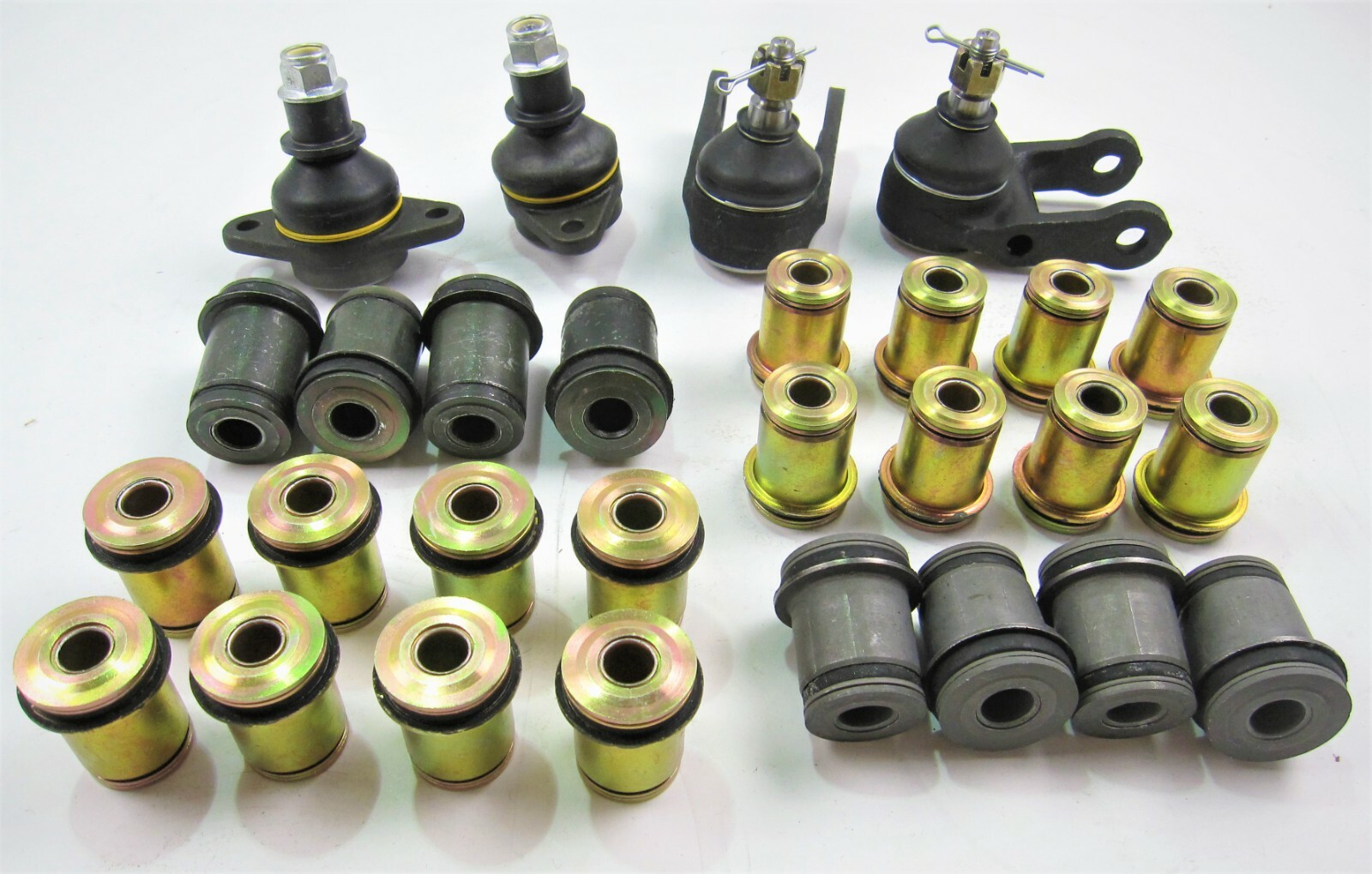 FERRARI 355 F355 GTS SUSPENSION BALL JOINT BUSHING KIT 4 BALL JOINTS 24 BUSHINGS