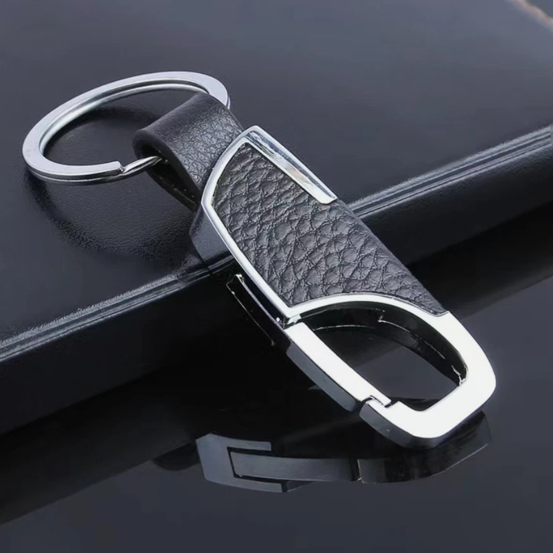 1PC Keychain Key Ring Carabiner Clip Keyring Chain Fob Holder Silver Metal@A 1PC Keychain Key Ring Carabiner Clip Keyring Chain Fob Holder Silver Metal@A