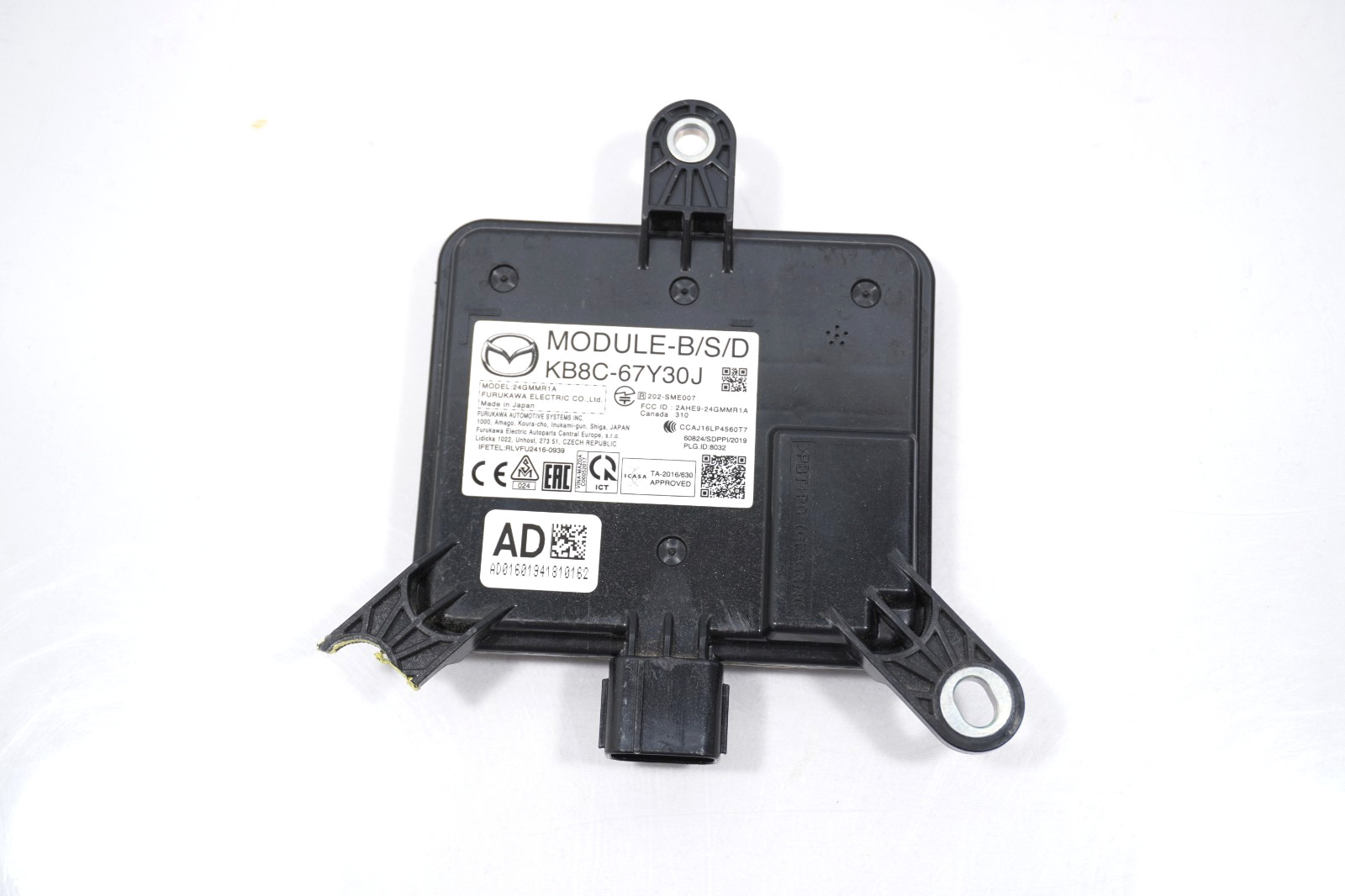 17-25 MAZDA CX-5 KB8C-67Y30J BLIND SPOT RADAR SENSOR MODULE **BROKEN TAB**