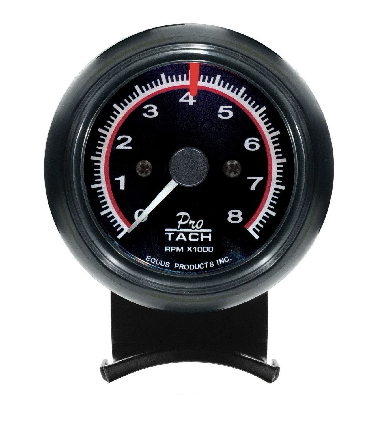 Equus 6086 6000 Series Pro Tach 8,000 RPM Tachometer Black Backlit NOS