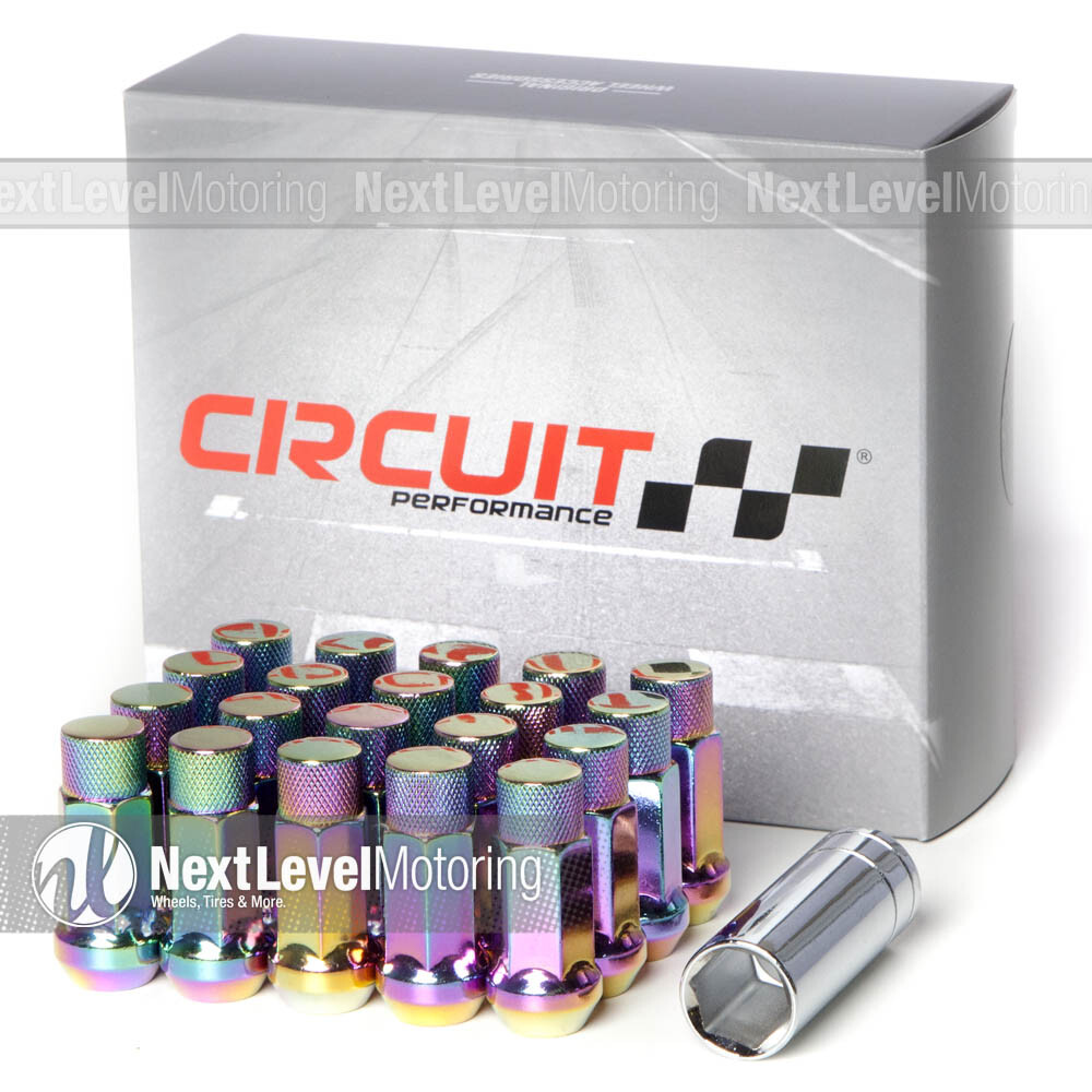 Circuit Performance CP50 Extended Closed Lug Nuts 12x1.25 Neo-Chrome Fits Inf...