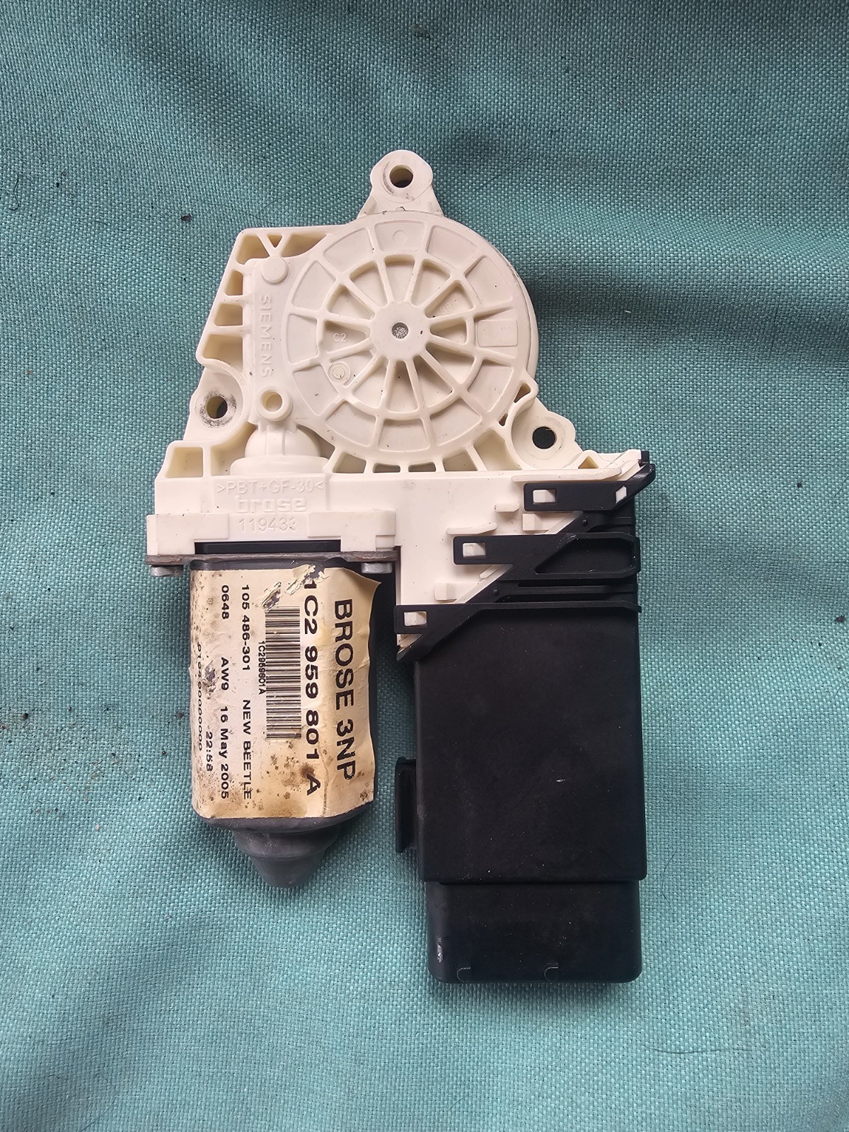 ✅ 2003-2007 VW Beetle Coupe Right Passenger Door Power Window Motor OEM
