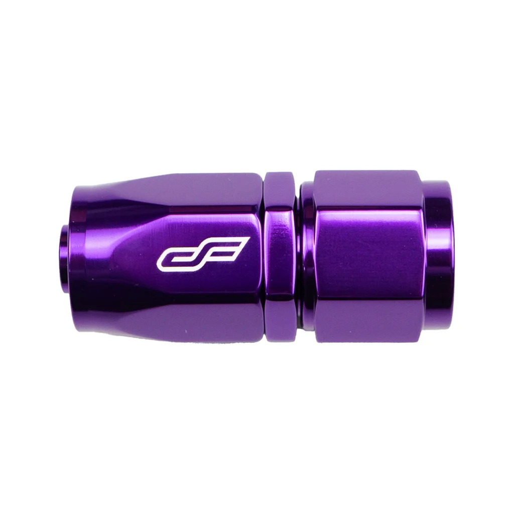 -12 AN Straight Female Aluminum Hose End Fitting - Purple