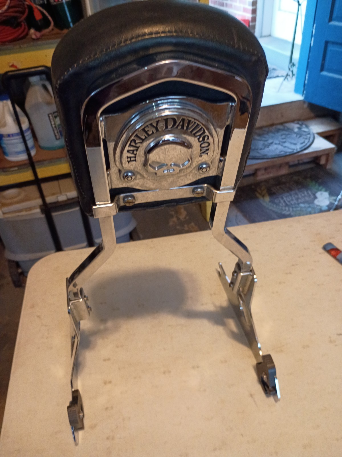 OEM Sportster Softtail Harley 04-22 Detachable Sissy Bar Passenger Backrest OEM Sportster Softtail Harley 04-22 Detachable Sissy Bar Passenger Backrest