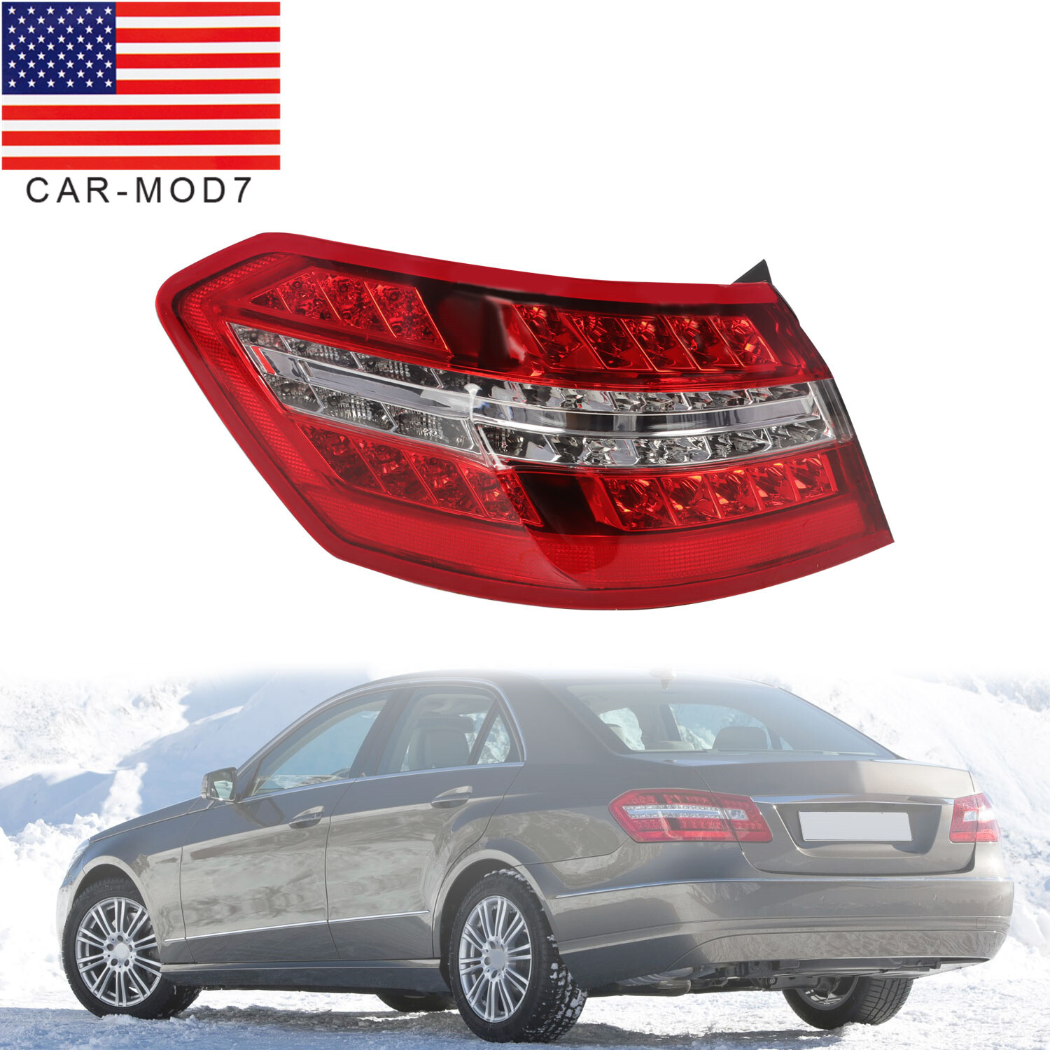 Left Rear Tail Light For 2010-2013 Mercedes Benz E350/E550/E63 AMG Driver Side