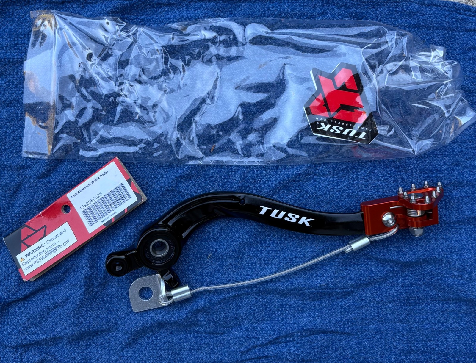 TUSK ALUMINUM BRAKE PEDAL KTM 300 250 XC 2017-2019 1392080025 SX HYSQVARNA 2018