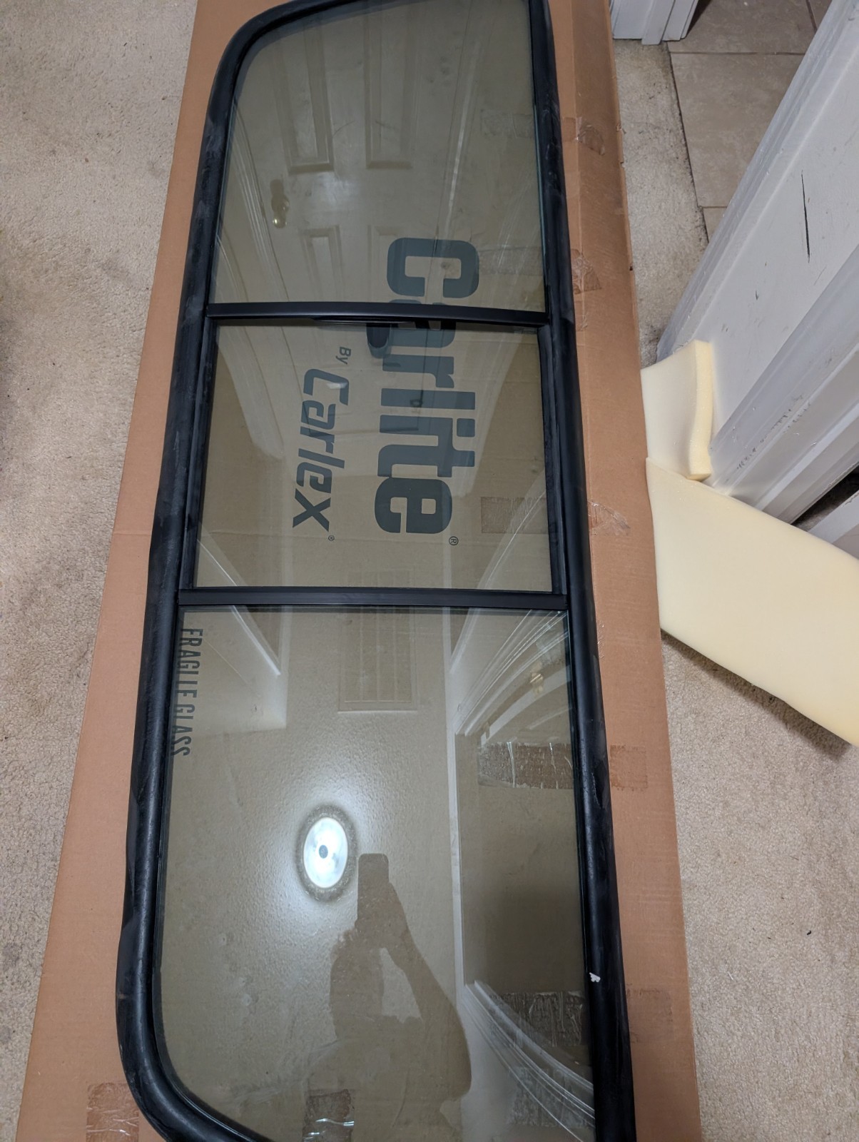 1999-07 F350 Powerstroke Back Glass Rear Window Oem Sliding Unit 6C3z25422b30ba