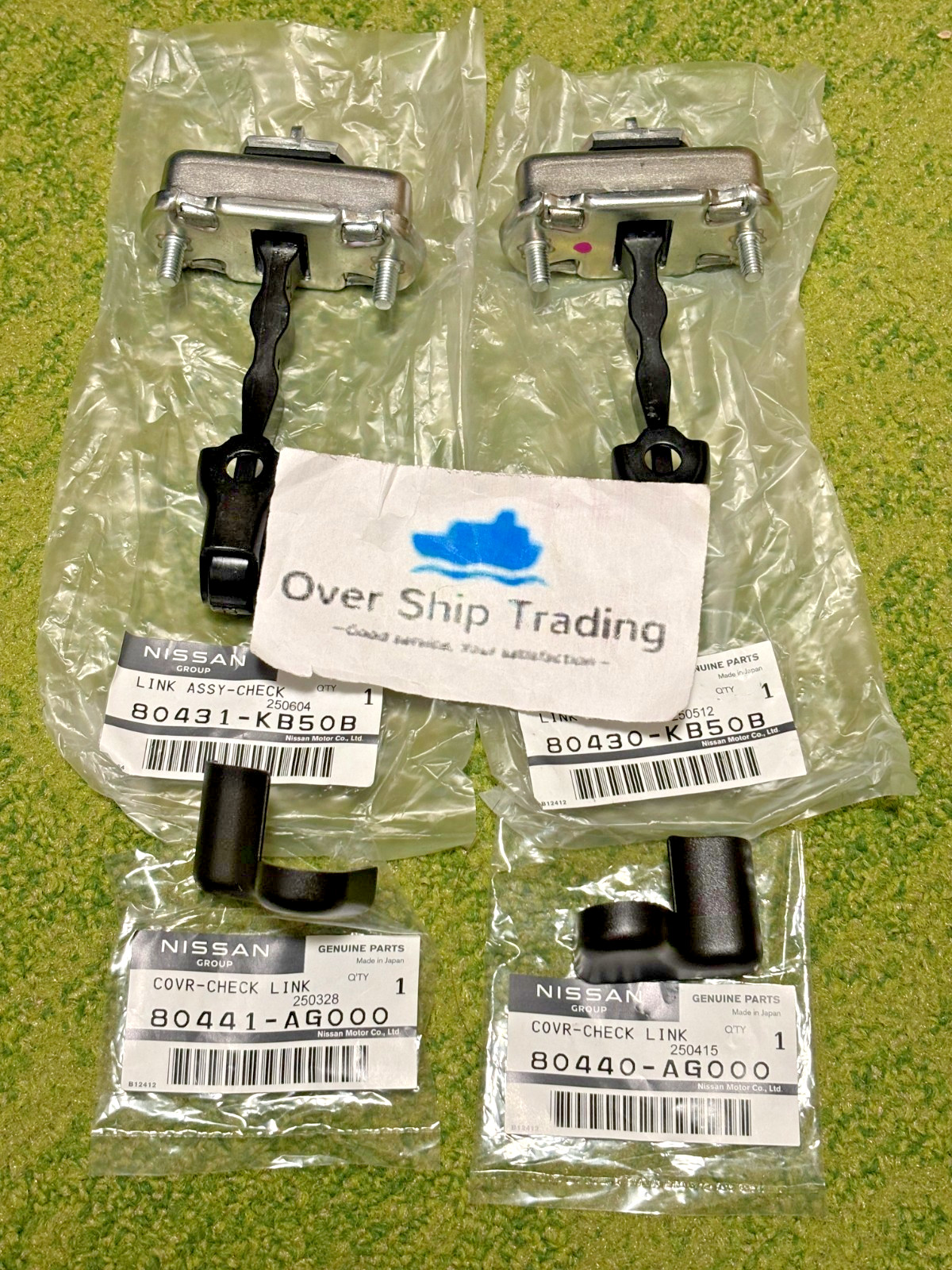 Nissan Genuine Skyline GT-R R34 R35 Door Link Cover Set Left Right Pair OEM JDM