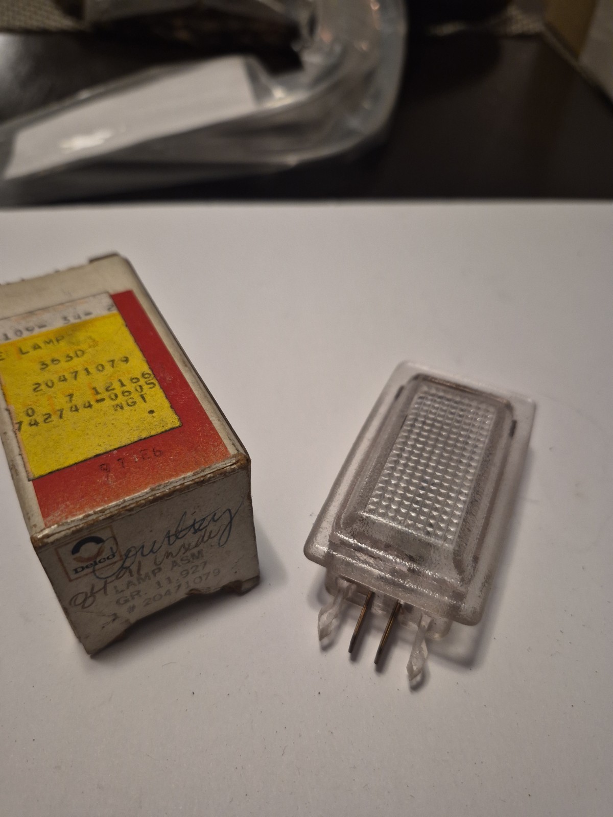 1984-1996 Corvette C4 NOS NEW GM Under Dash  Factory Light Item, GM 20471079