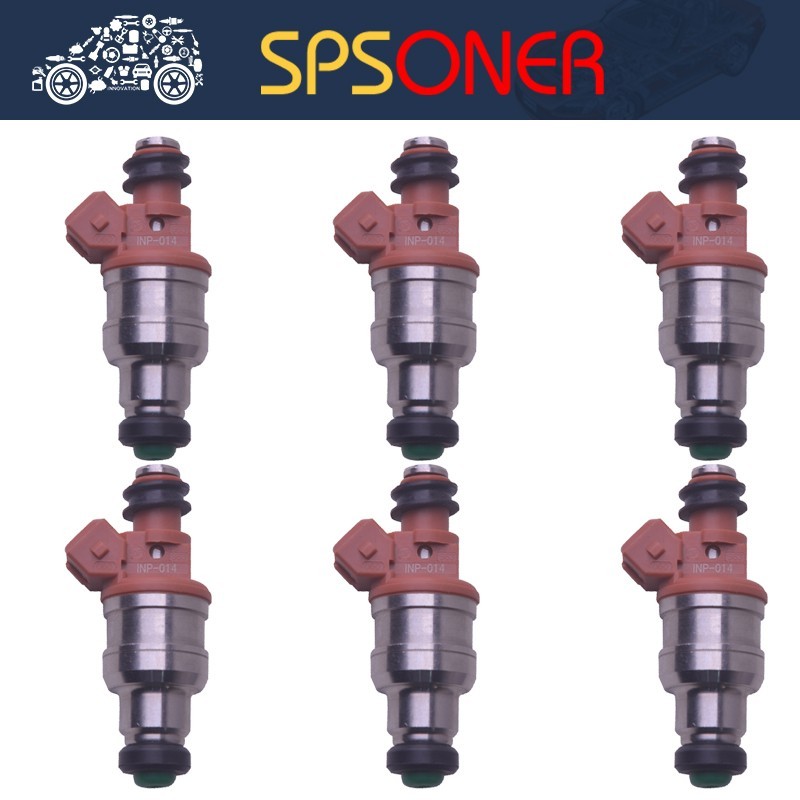6pcs 360CC INP-014 Fuel injector 91–99 Mitsubishi 3000GT VR-4 and Dodge Steal 6pcs 360CC INP-014 Fuel injector 91–99 Mitsubishi 3000GT VR-4 and Dodge Steal