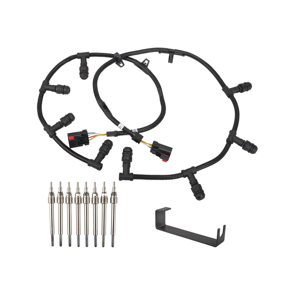 6.0L 2004-2010 Fit For Ford Diesel Glow Plugs Gasket & Glow Plugs MT030013 6.0L 2004-2010 Fit For Ford Diesel Glow Plugs Gasket & Glow Plugs MT030013