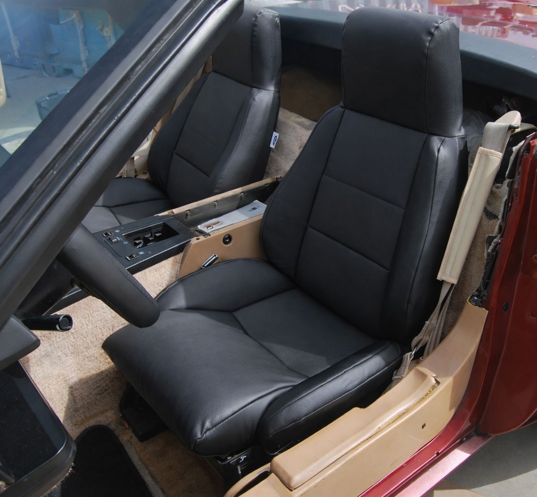 for 1984-1993 CHEVY CORVETTE C4 TYPE3 CUSTOM FIT PAIR SEAT COVERS BLACK