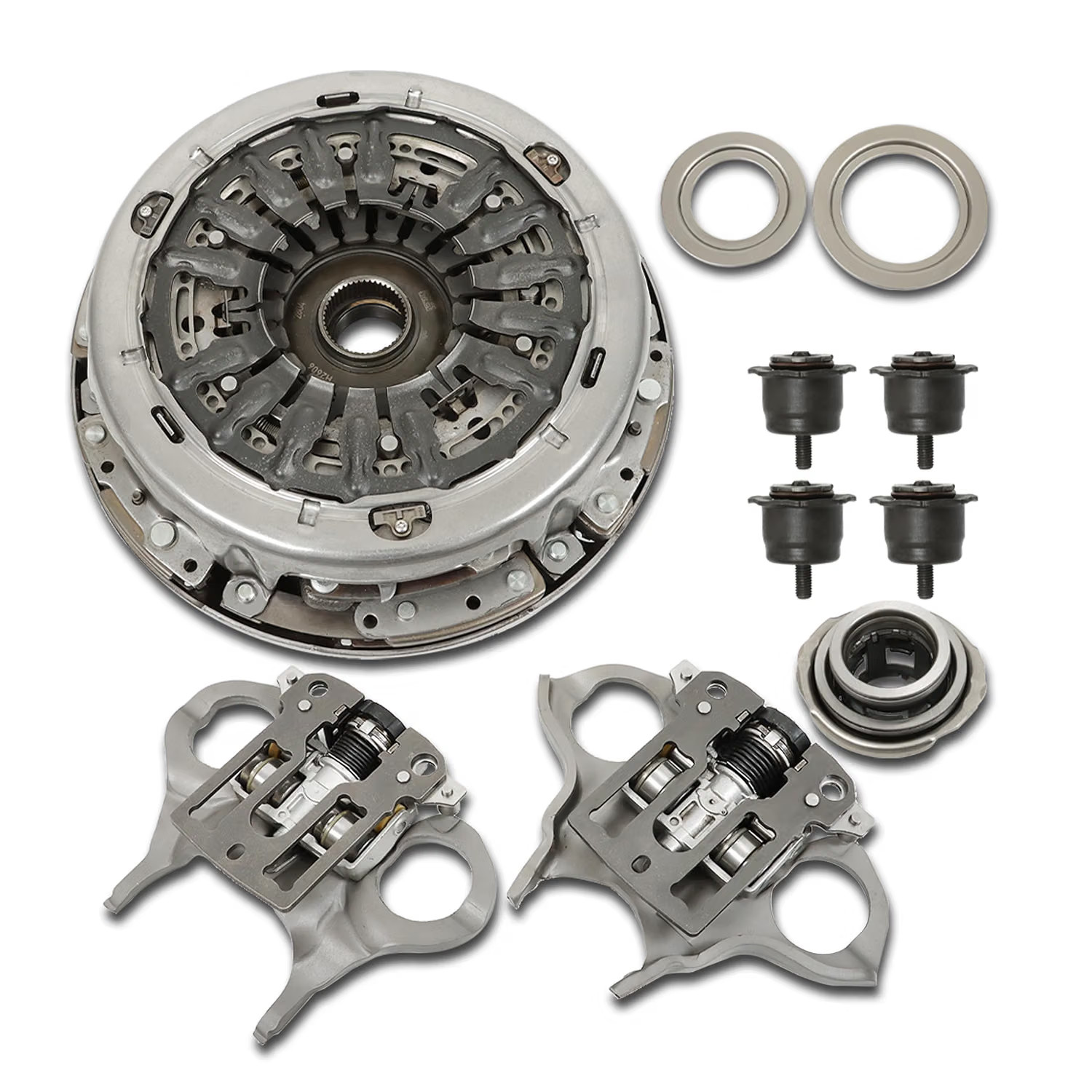 Transmission Dual Clutch Fork Kit 6DCT250 DPS6 For 2012-2019 Ford Focus Fiesta Transmission Dual Clutch Fork Kit 6DCT250 DPS6 For 2012-2019 Ford Focus Fiesta