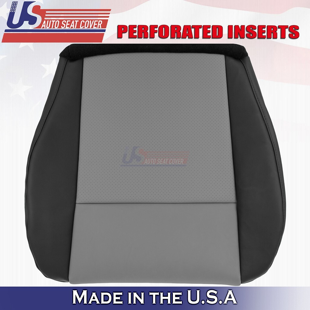 2008-2010 For Jeep Grand Cherokee Limited Driver Bottom Leather Cover 2Tone Gray