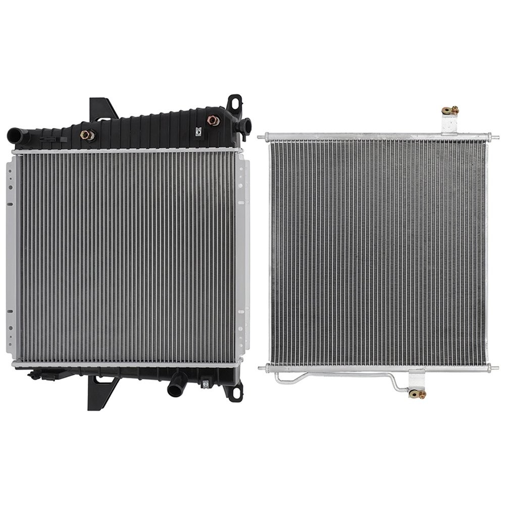 For 1997-2001 Ford Explorer 4.0L Aluminum Radiator & A/C Condenser Set