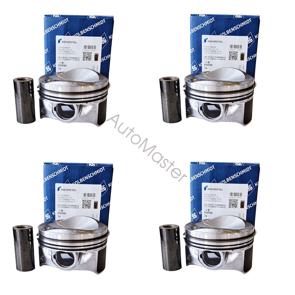 06H107065DL 4 x OEM KS Piston Set 23mm for Audi A3 A4 A5 TT VW Passat CC 1.