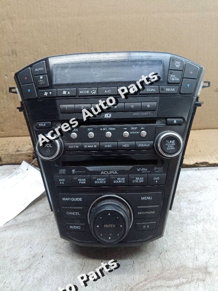 2013 ACURA MDX 3.7L 6cyl Gasoline VVT Radio Audio - Fits 2010-2013 - 206853