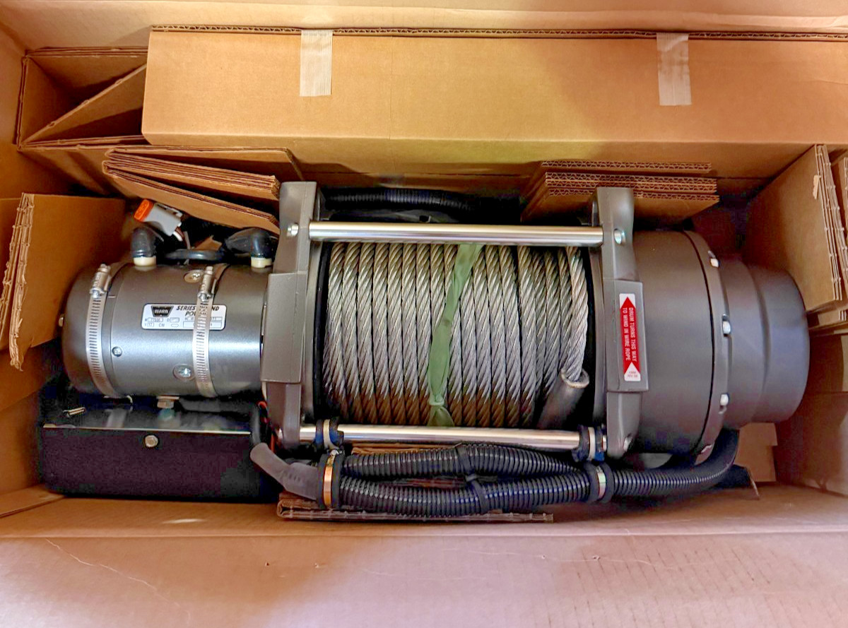 MOPAR RAM 2500 Power Wagon Warn Winch 82215109 82215110 M12000 12,000 Pound
