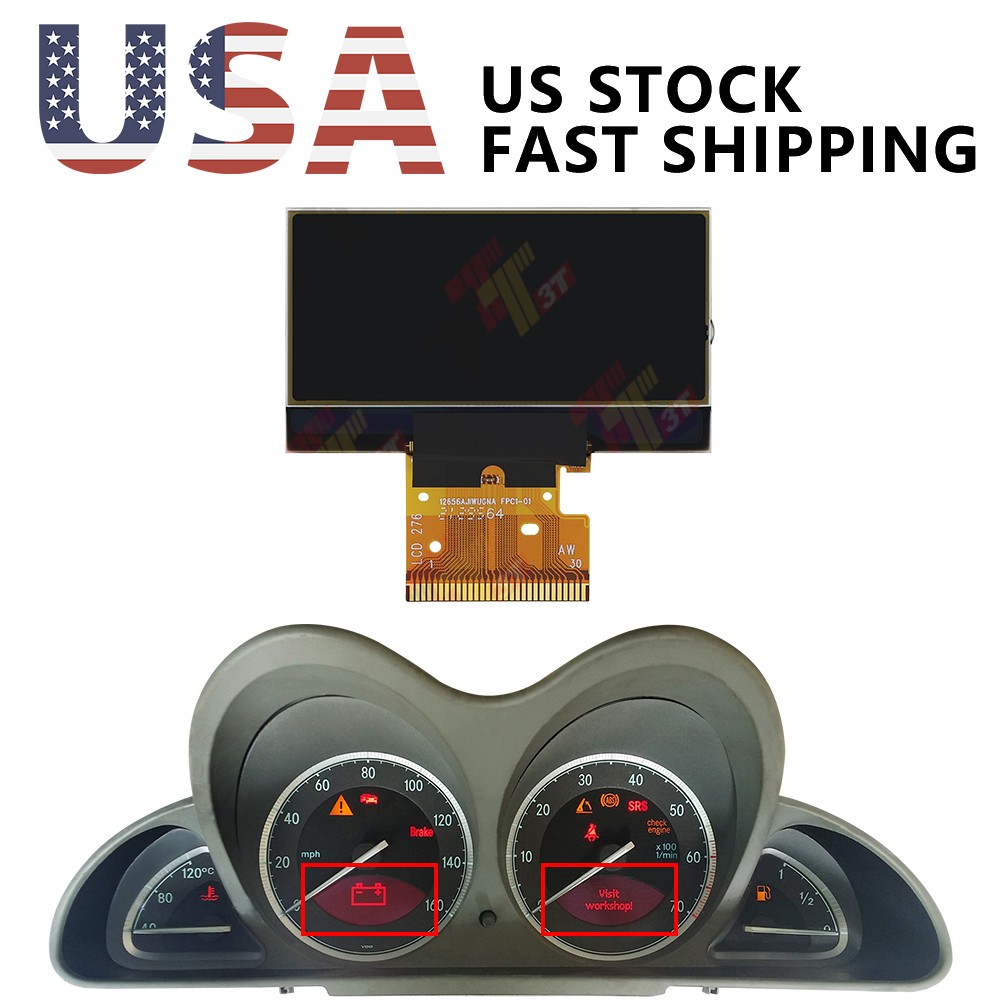 Display for Mercedes-Benz R230 SL500 SL600 SL55 SL65 AMG Instrument Speedometer