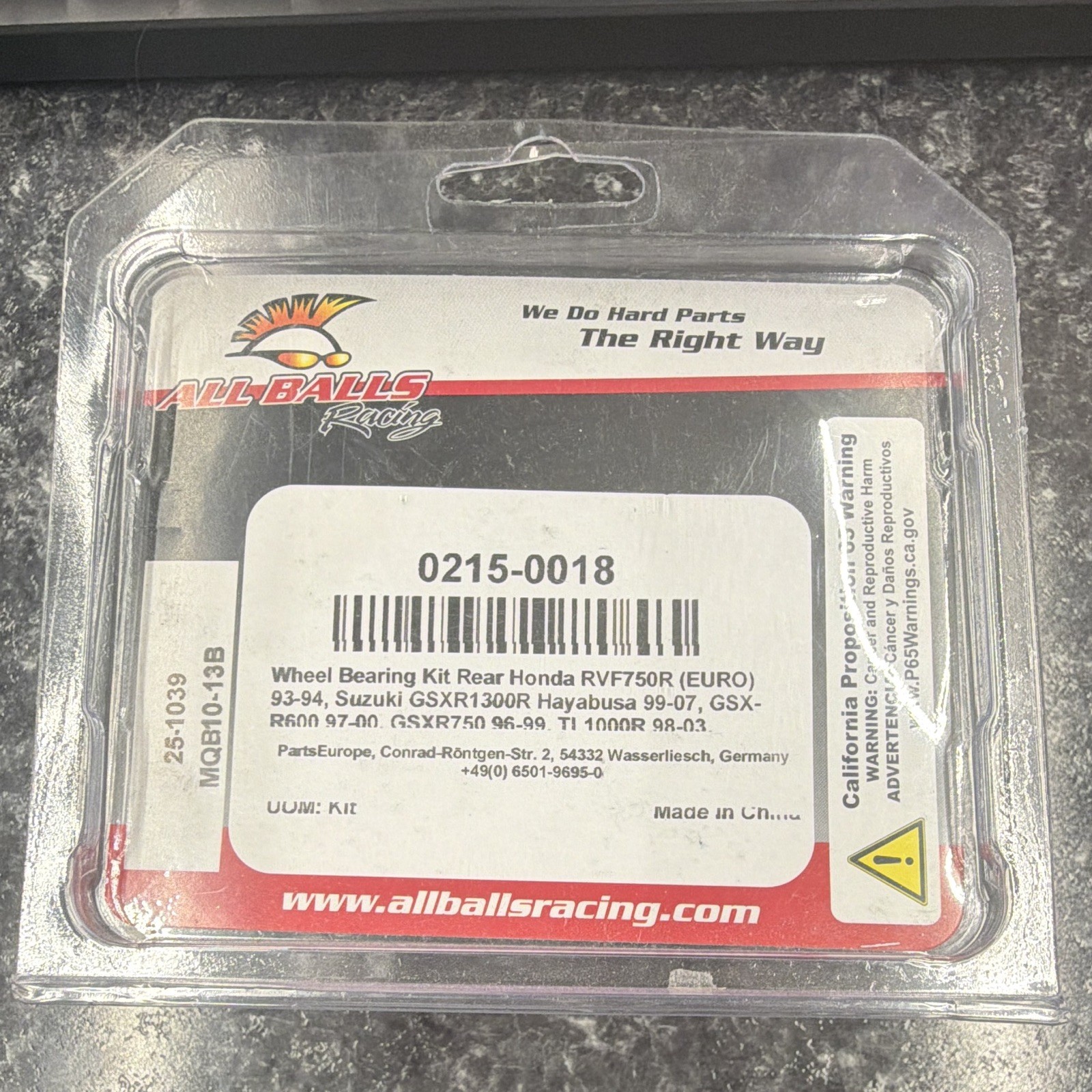 All Balls Racing Part Number 25-1039 All Balls Racing Part Number 25-1039