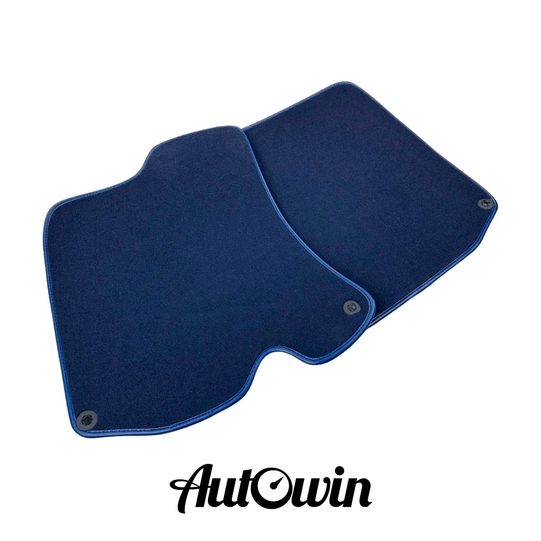 AutoWin Brand Dark Blue Floor Mats for Ferrari Roma (2021-2024)