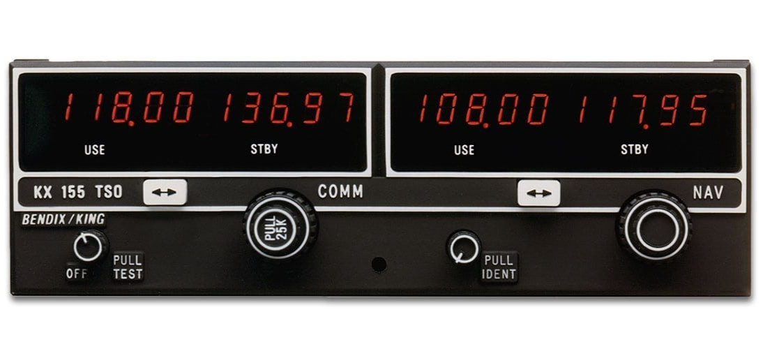 Bendix King KX 155 Nav/Com 14V - with Glideslope - Bendix King KX 155 Nav/Com 14V - with Glideslope -