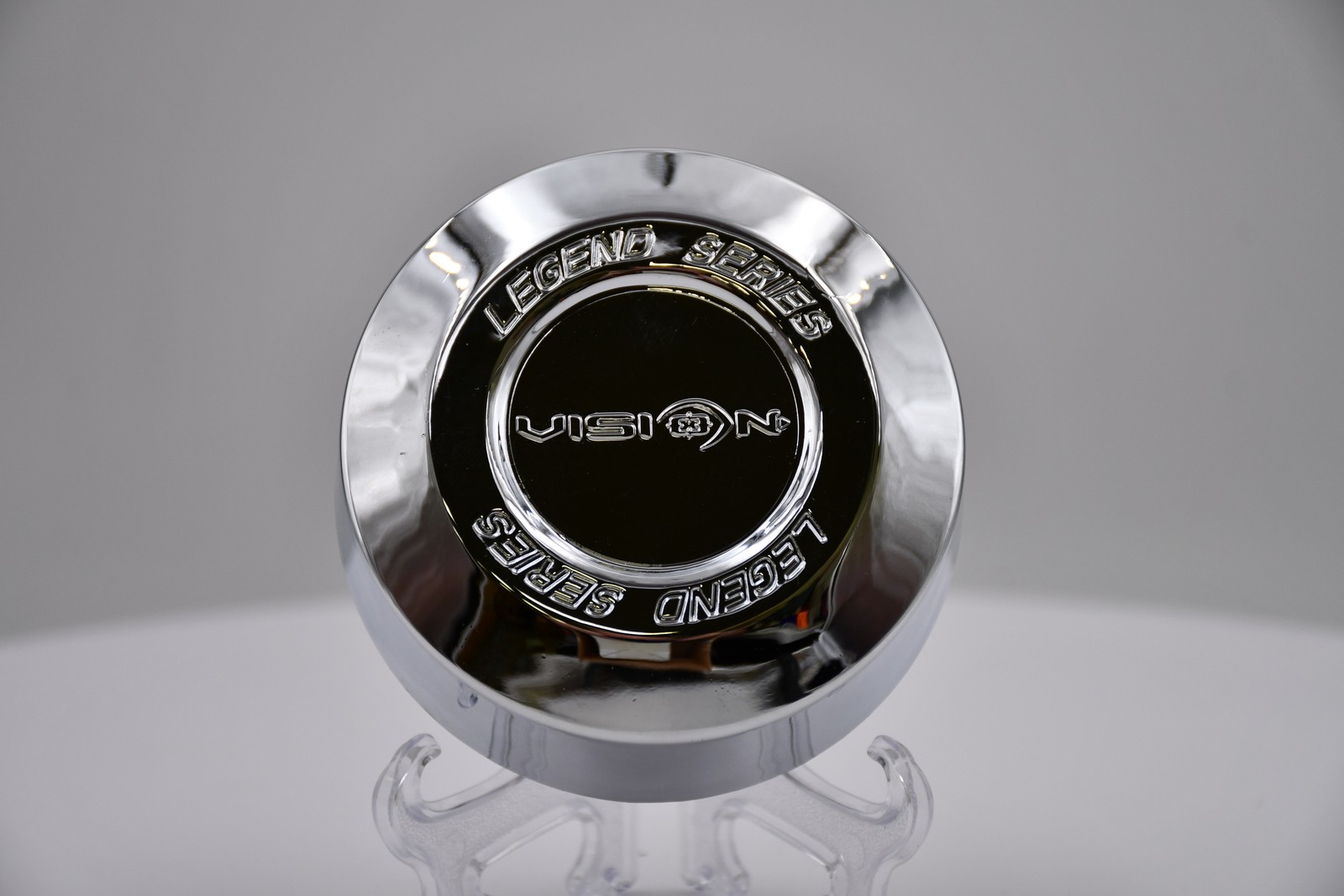Vision Wheel Legend Series 141 142 Center Cap C141-T-V Chrome Tapered Snap In