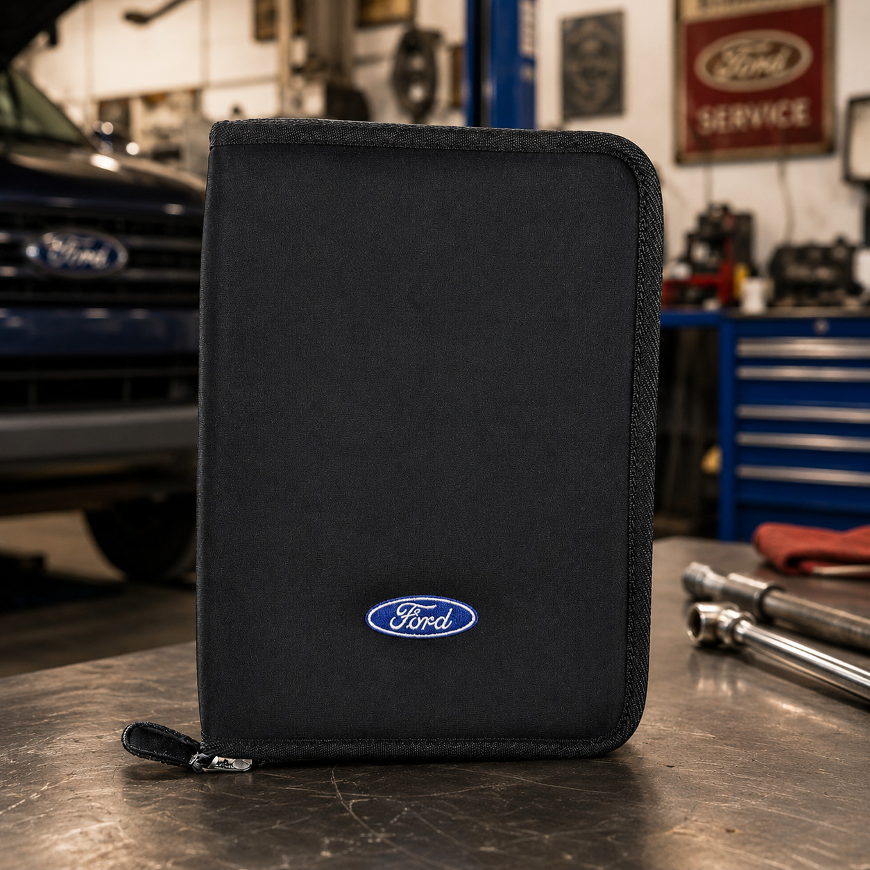Ford OEM Canvas Zipper Owner\'s Manual Case Operator\'s Guide Holder Case Only