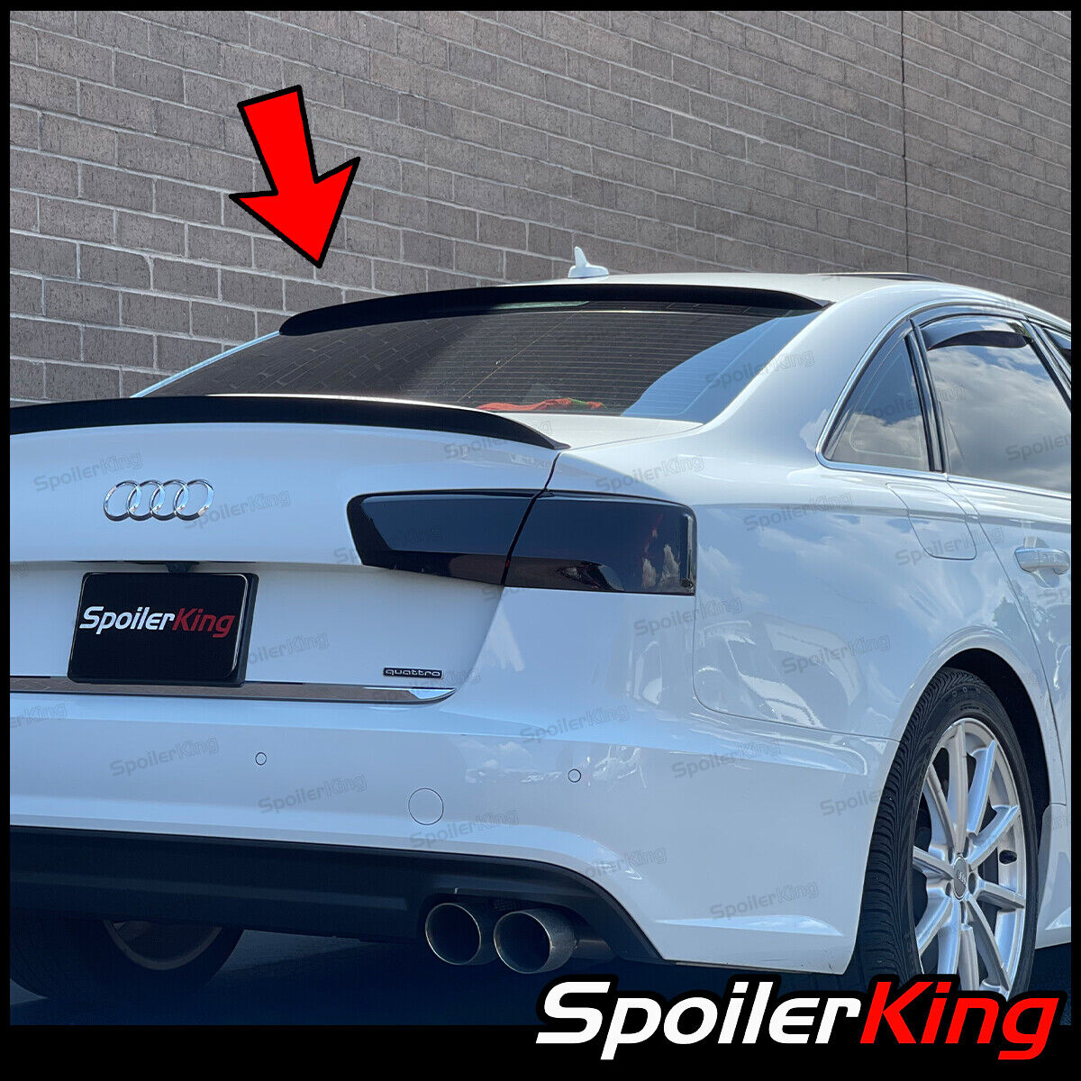 SpoilerKing Rear Window Spoiler (Fits: Audi A6 / S6 2012-2018) 284R