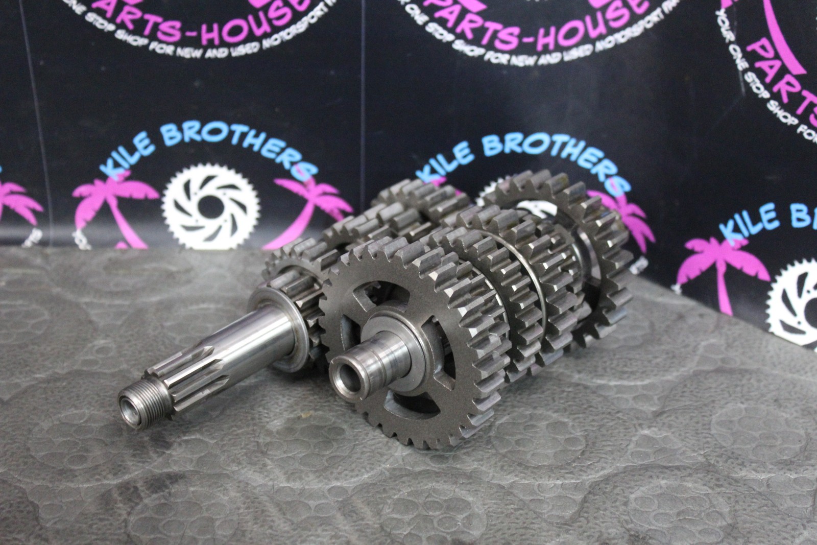 94-98 1994 Kawasaki KX125 OEM ENGINE TRANSMISSION TRANNY ASSEMBLY GEARS * GOOD *