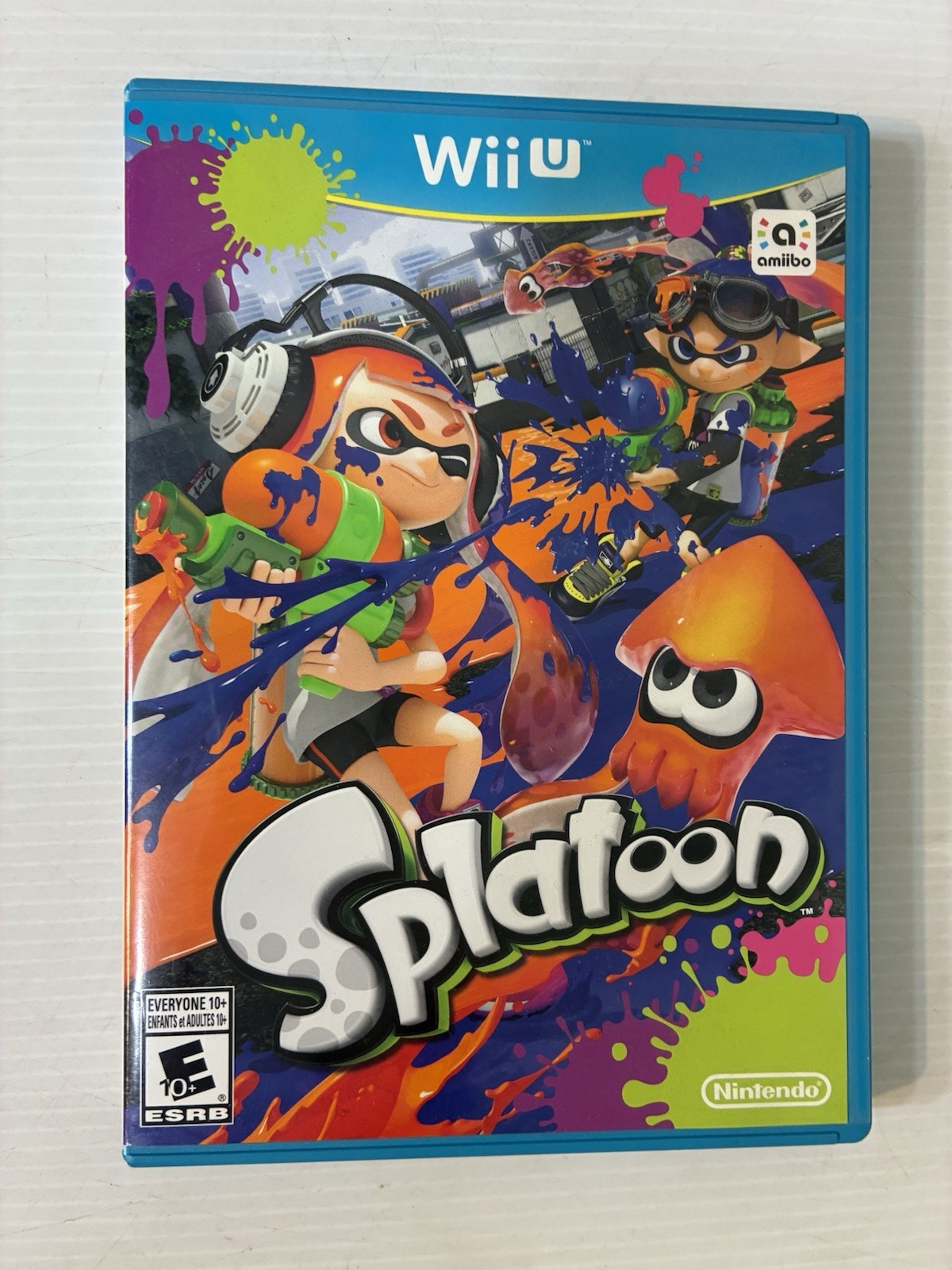 Splatoon Nintendo Wii U Game Disc Complete