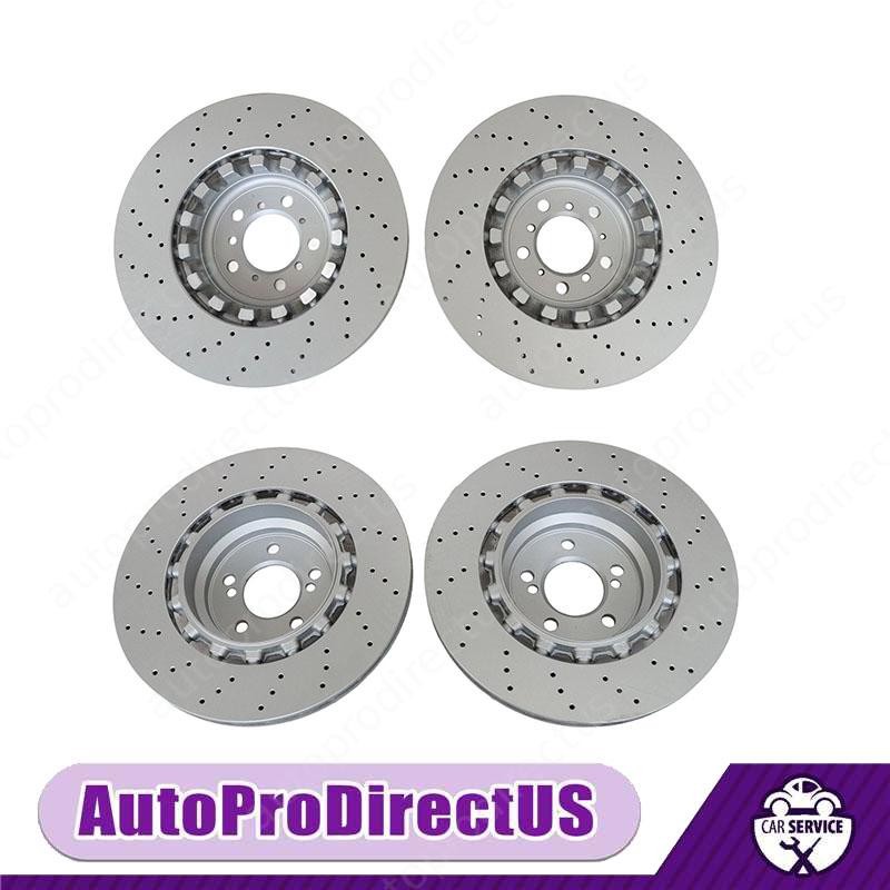 For BMW F80 F87 F82 4* Front&Rear Brake Disc Rotors L&R 34112284809 34112284810