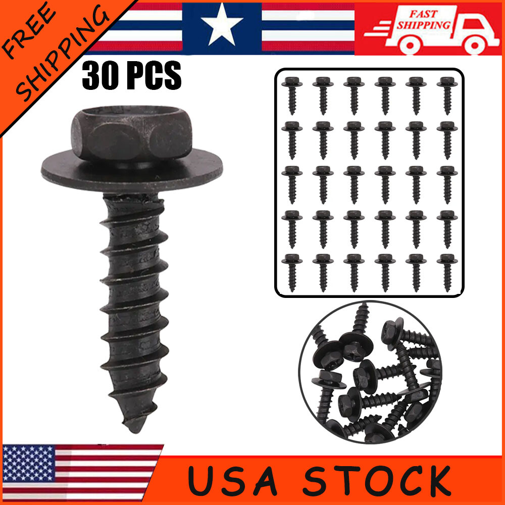 30PCS Fit For Toyota #90159-60477 Screw Bolt Fixing Retainer Fender Liner Cover