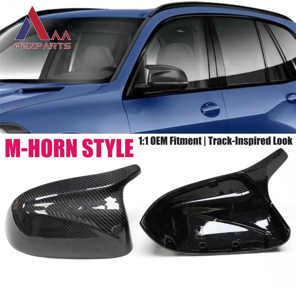Carbon Replacement Mirror Cover Fit 18-23 BMW G01 G02 G05 G06 G07 X3 X4 X5 X6 X7