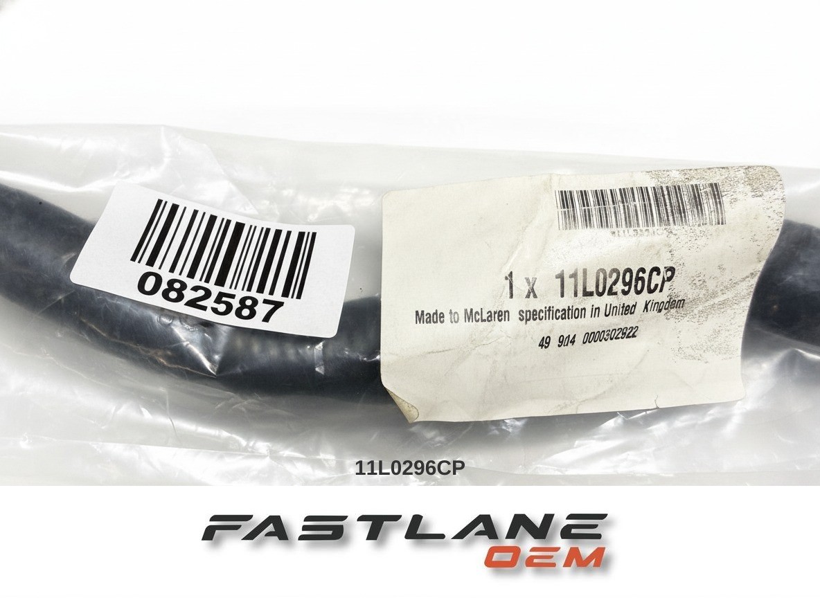 2012-2014 McLaren 650S 625C Hose Low Temperature Radiator RH 11L0296CP OEM 2012-2014 McLaren 650S 625C Hose Low Temperature Radiator RH 11L0296CP OEM