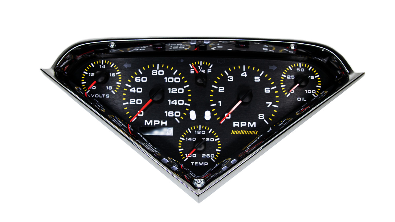 1955-1959 Chevy Truck Analog Gauge Cluster Intellitronix AP6000 Made In USA